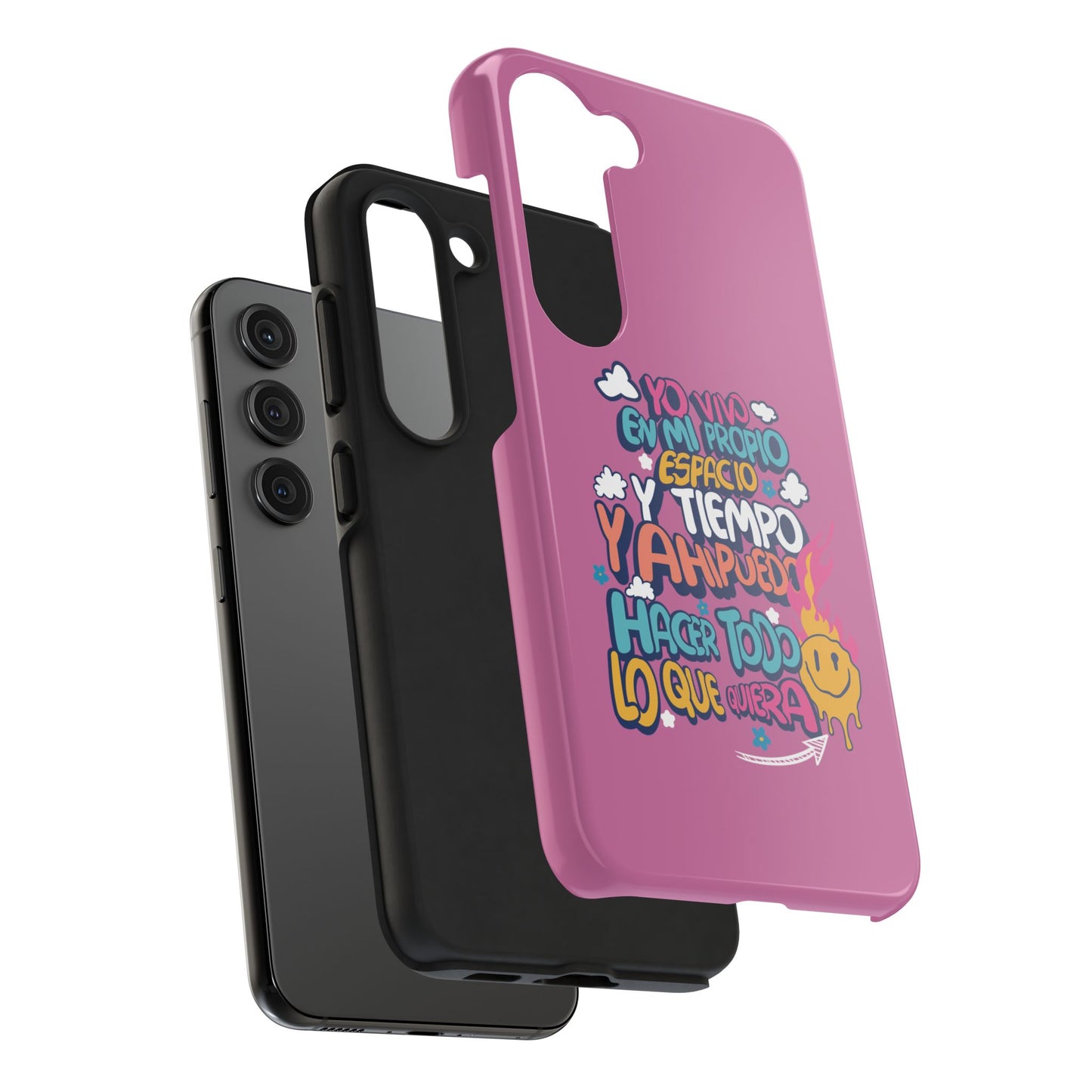 Funda para teléfono "Yo vivo en propio espacio y tiempo"