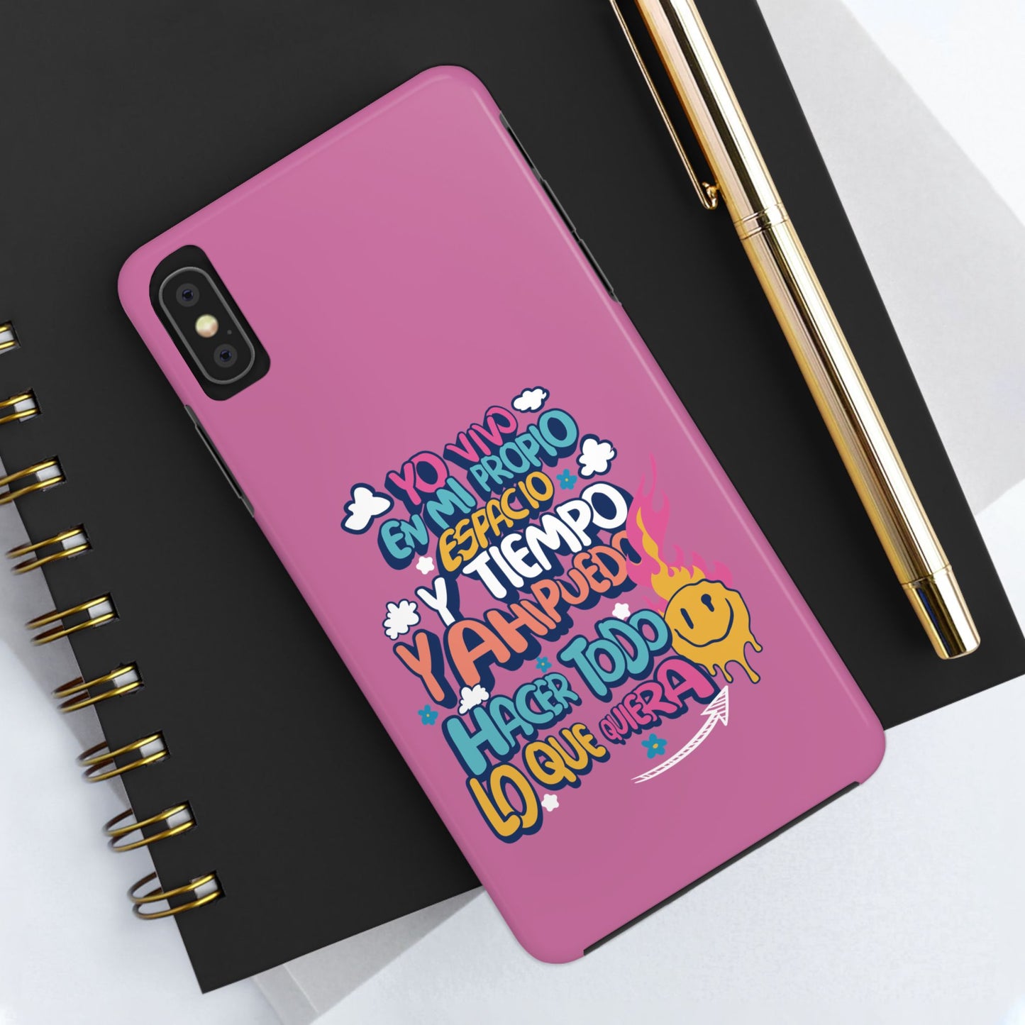Funda para teléfono "Yo vivo en propio espacio y tiempo"