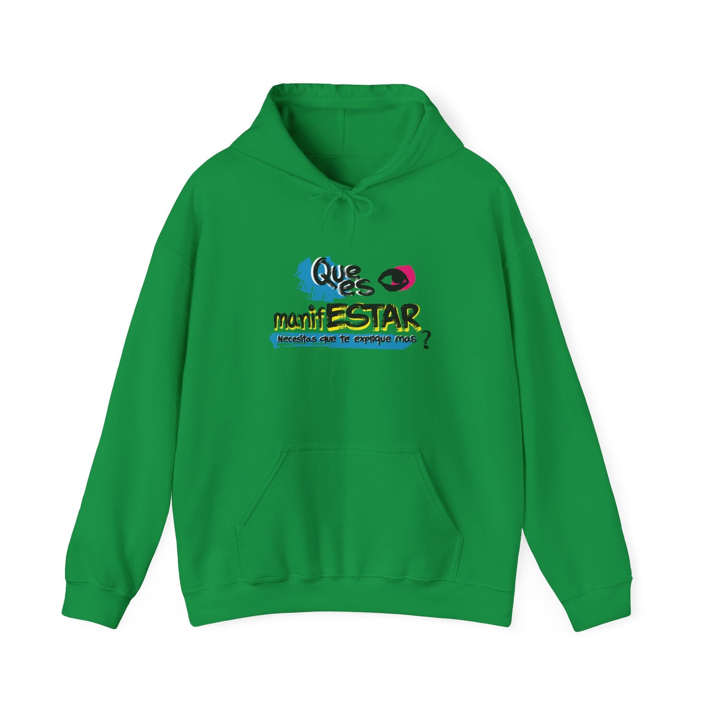 Sudadera con capucha unisex Heavy Blend™ - "¿Qué es manifestar?"