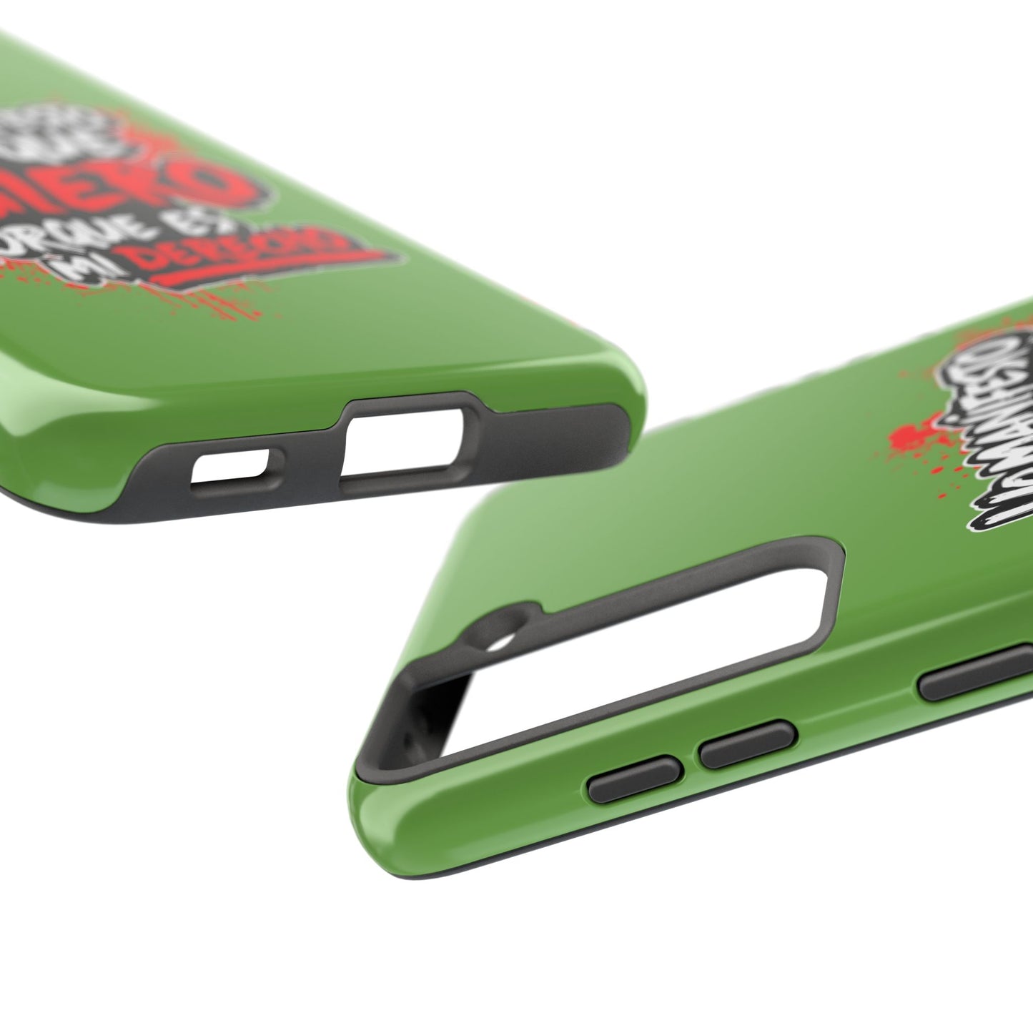 Funda para teléfono "Yo manifiesto lo que quiero" - Verde