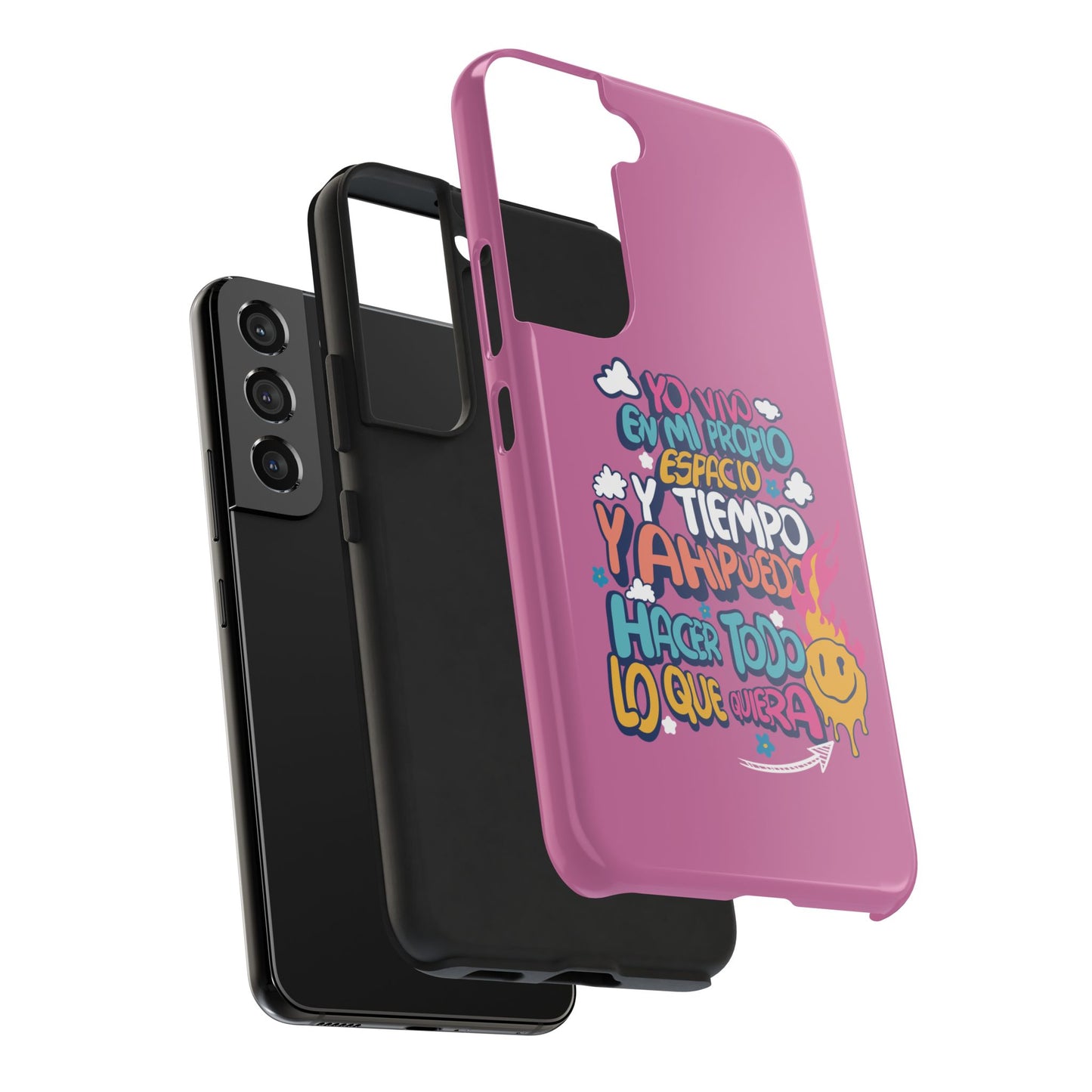 Funda para teléfono "Yo vivo en propio espacio y tiempo"