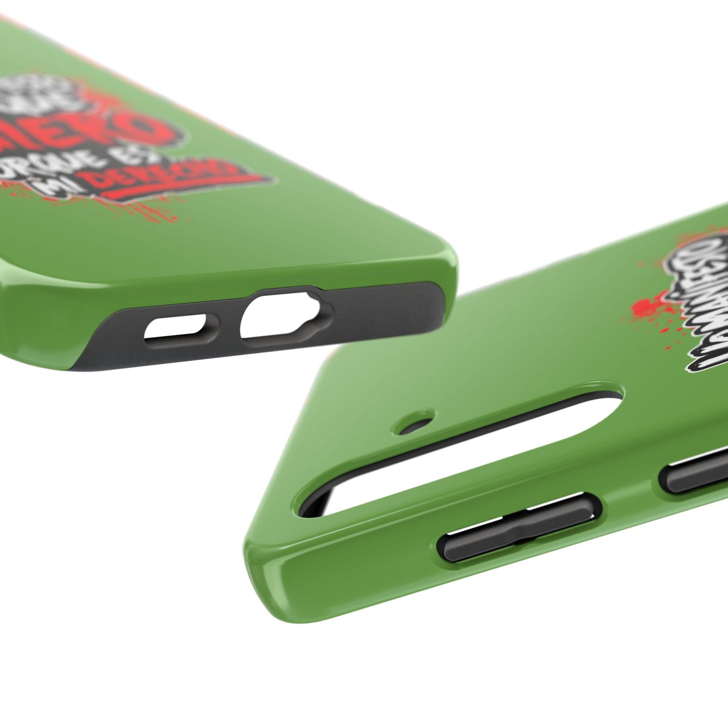 Funda para teléfono "Yo manifiesto lo que quiero" - Verde