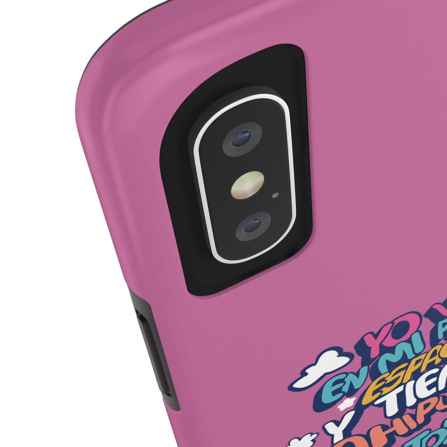 Funda para teléfono "Yo vivo en propio espacio y tiempo"