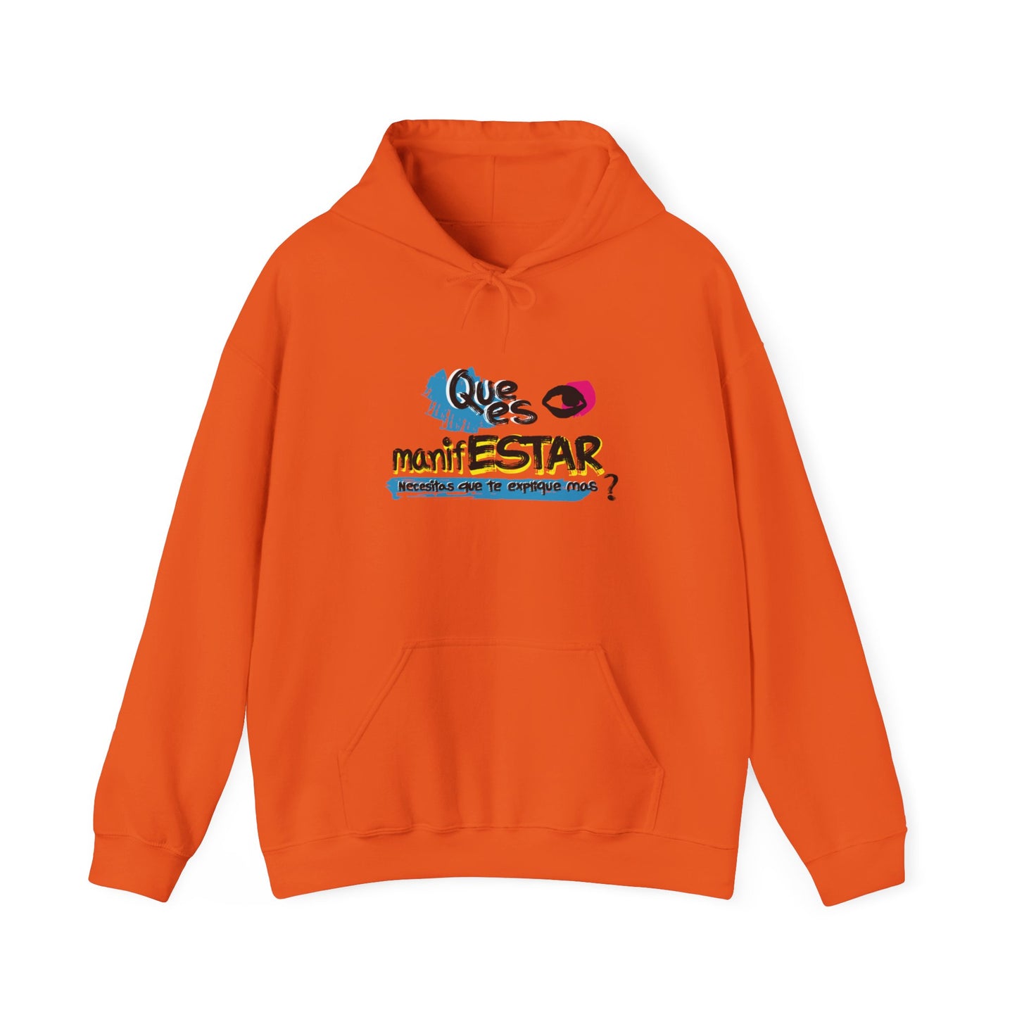 Sudadera con capucha unisex Heavy Blend™ - "¿Qué es manifestar?"