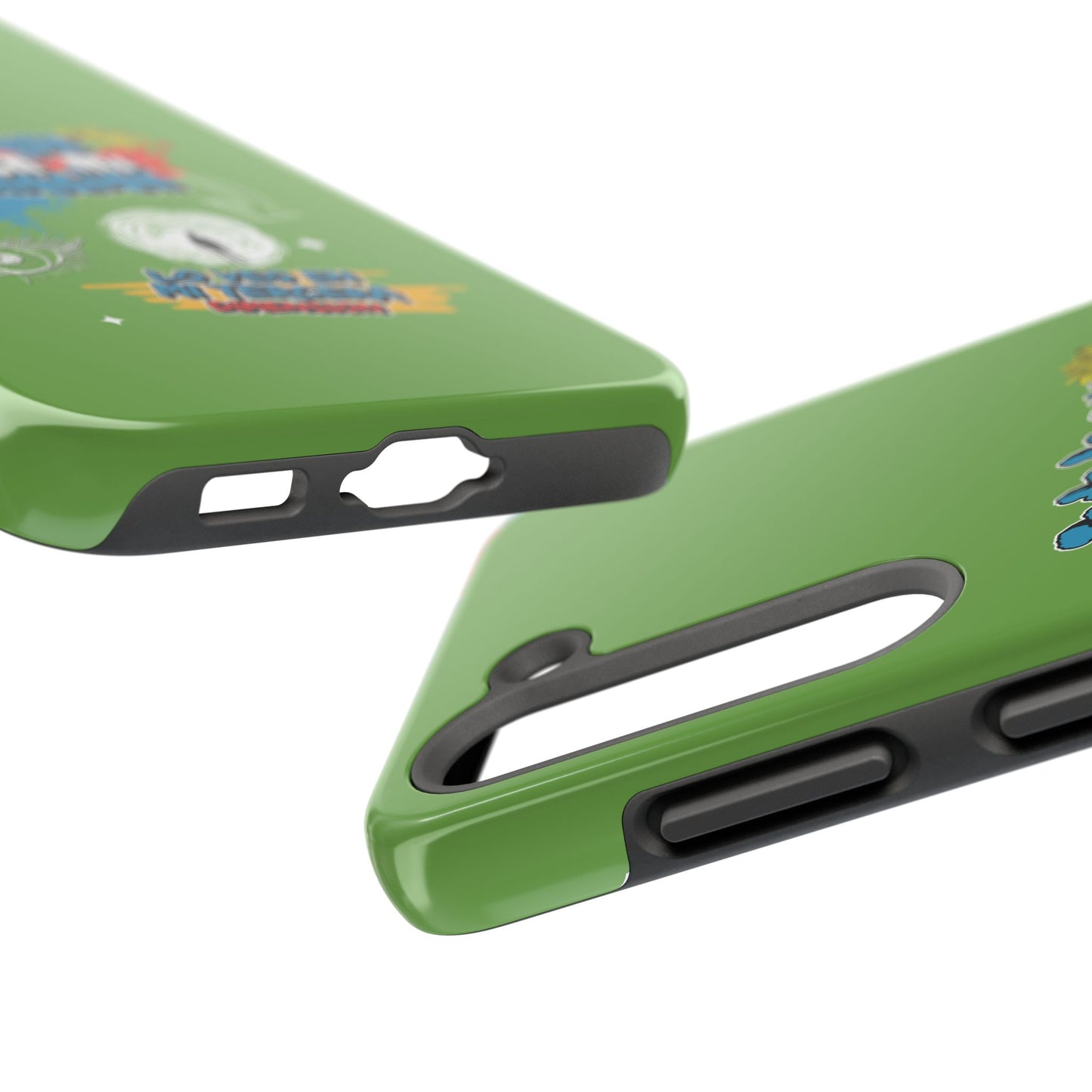 Funda para teléfono "Todo lo que veo en mi imaginación" - Verde