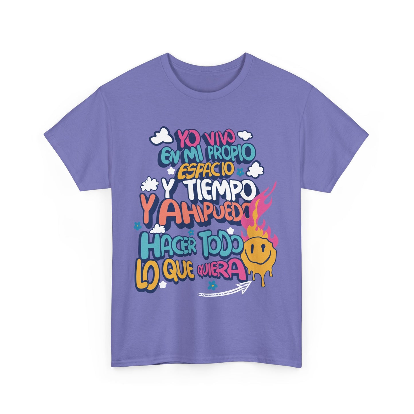 Playera Unisex "Yo vivo en mi propio espacio y tiempo"