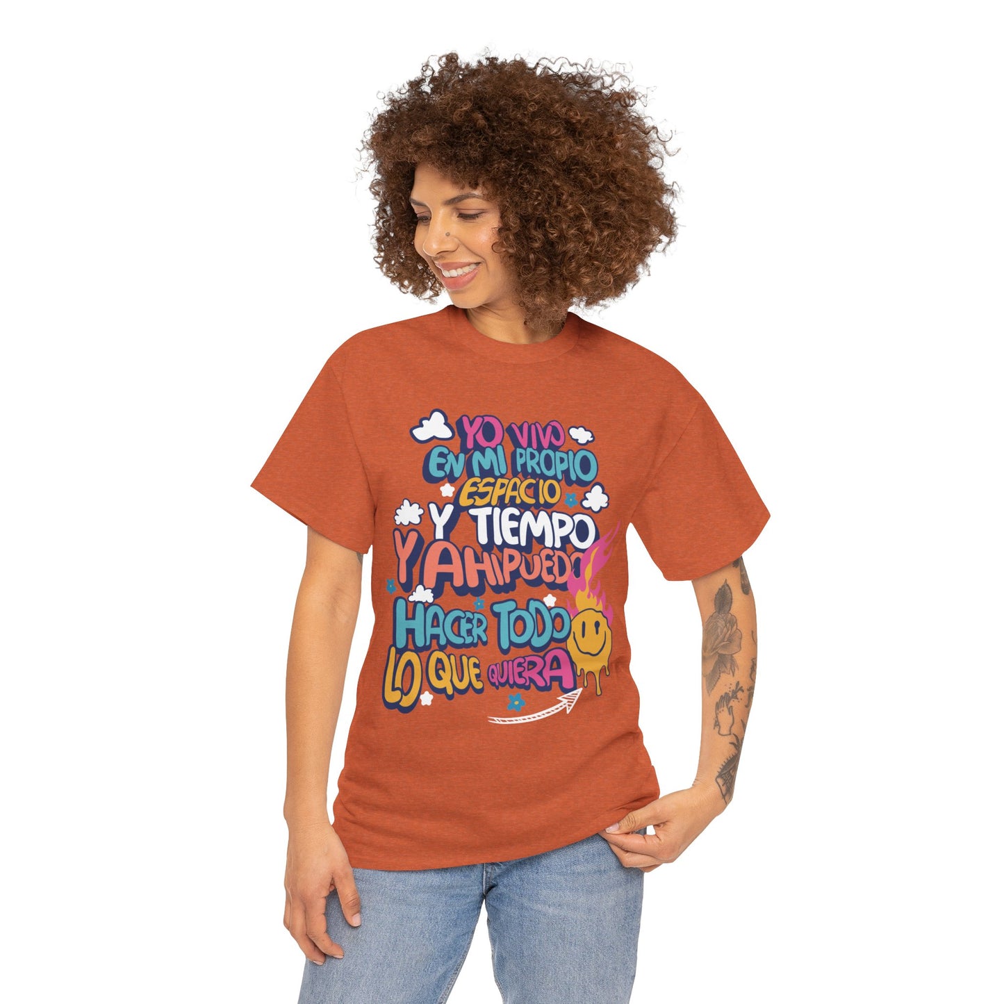 Playera Unisex "Yo vivo en mi propio espacio y tiempo"