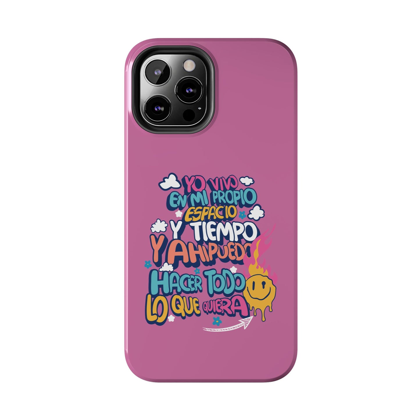 Funda para teléfono "Yo vivo en propio espacio y tiempo"
