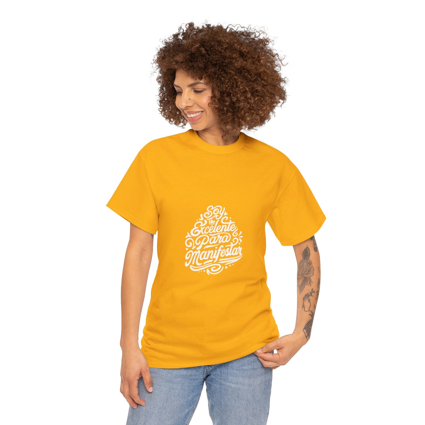 Playera Unisex Heavy Cotton Tee "Nunca dije Manifestar lo que quiero" - Celes Manifestación