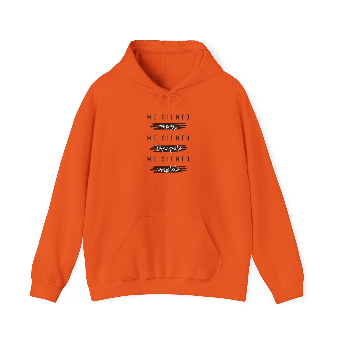 Sudadera con capucha unisex Heavy Blend™ - "Me siento en paz"