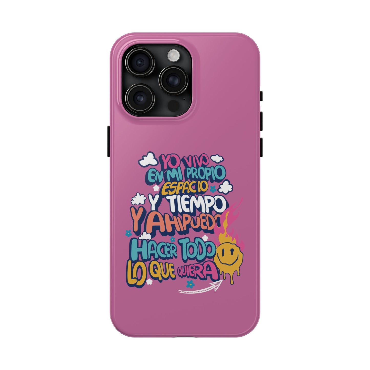 Funda para teléfono "Yo vivo en propio espacio y tiempo"