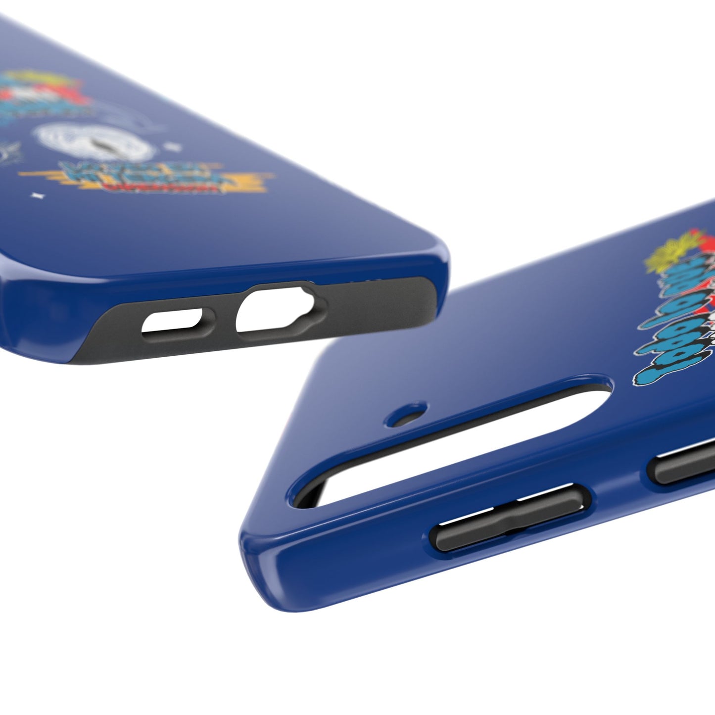 Funda para teléfono "Todo lo que veo en mi imaginación" - Azul
