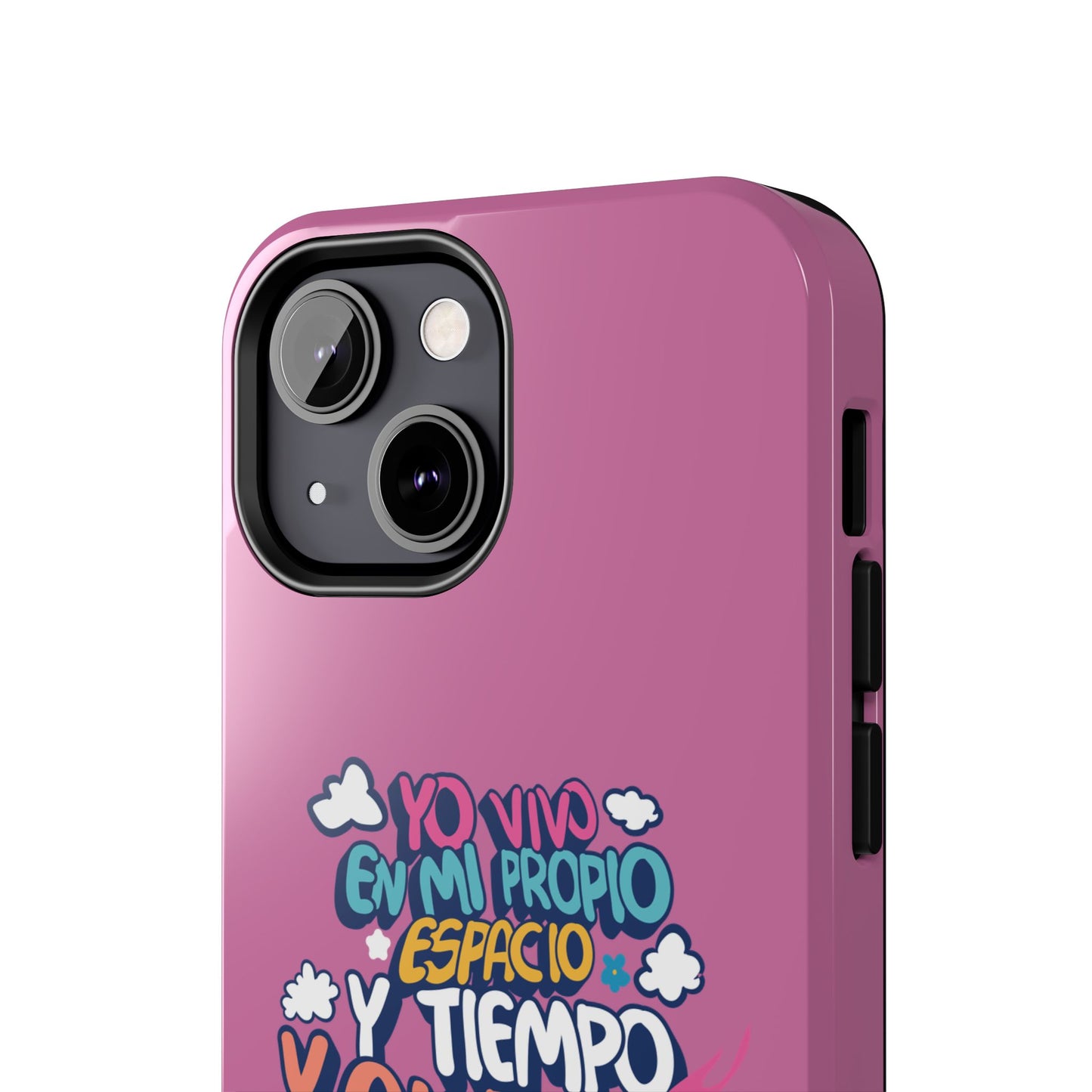 Funda para teléfono "Yo vivo en propio espacio y tiempo"