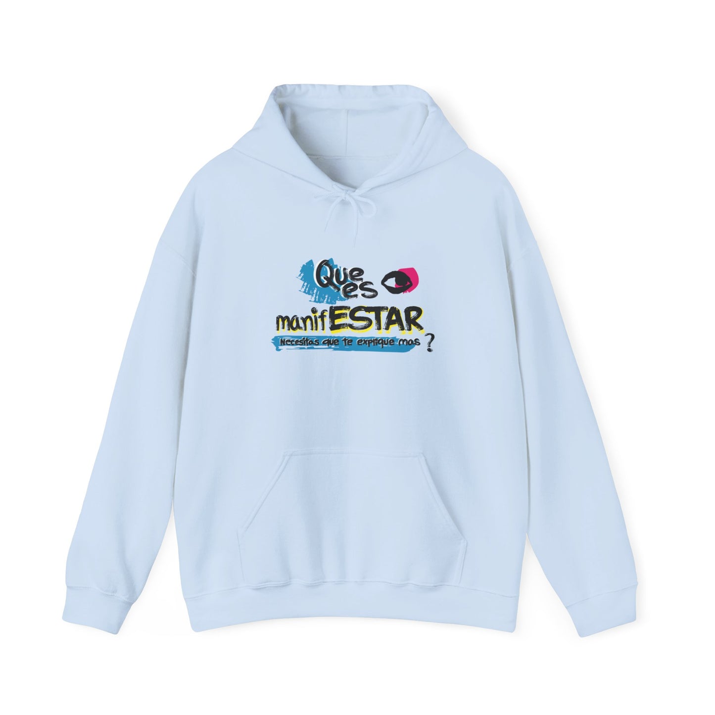 Sudadera con capucha unisex Heavy Blend™ - "¿Qué es manifestar?"