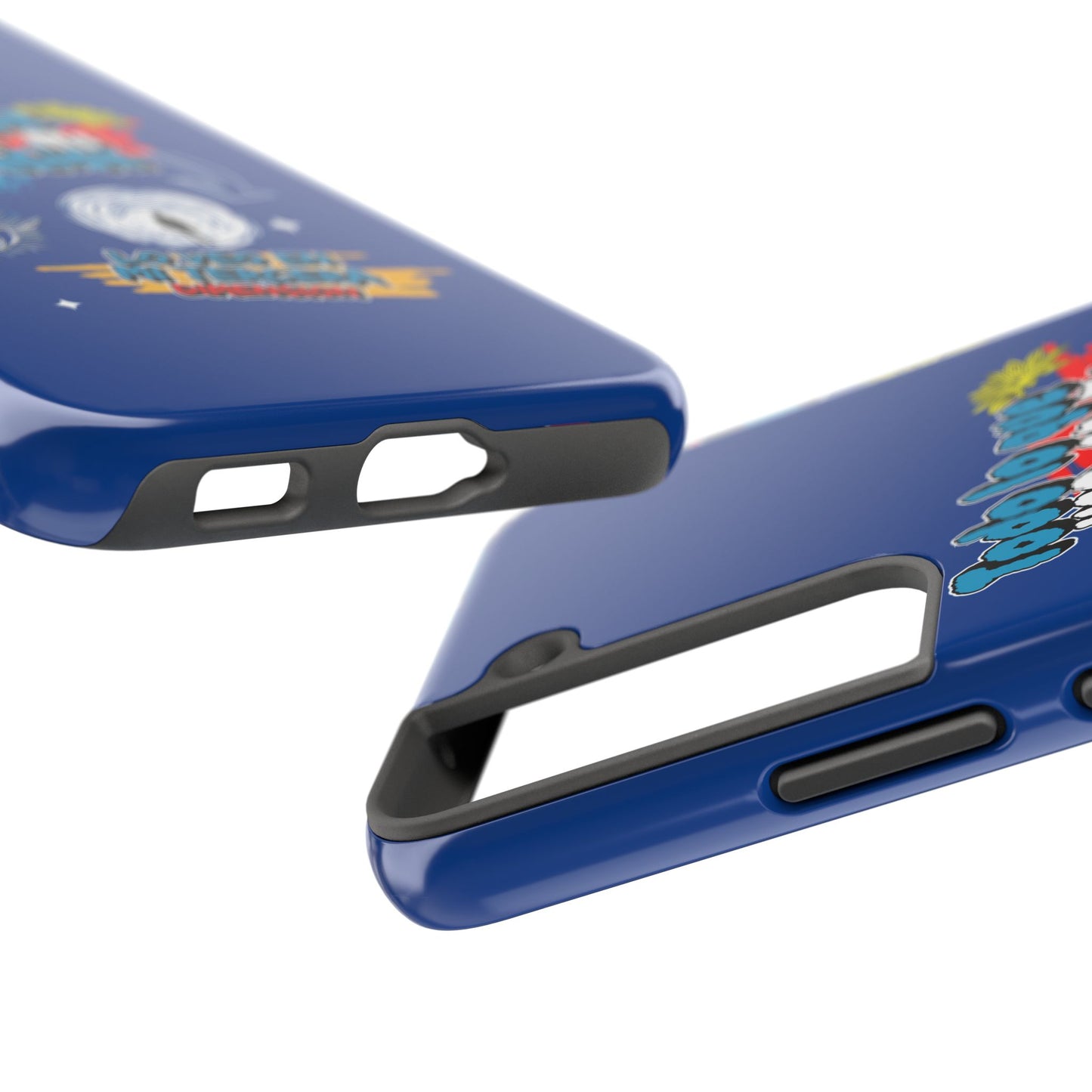 Funda para teléfono "Todo lo que veo en mi imaginación" - Azul
