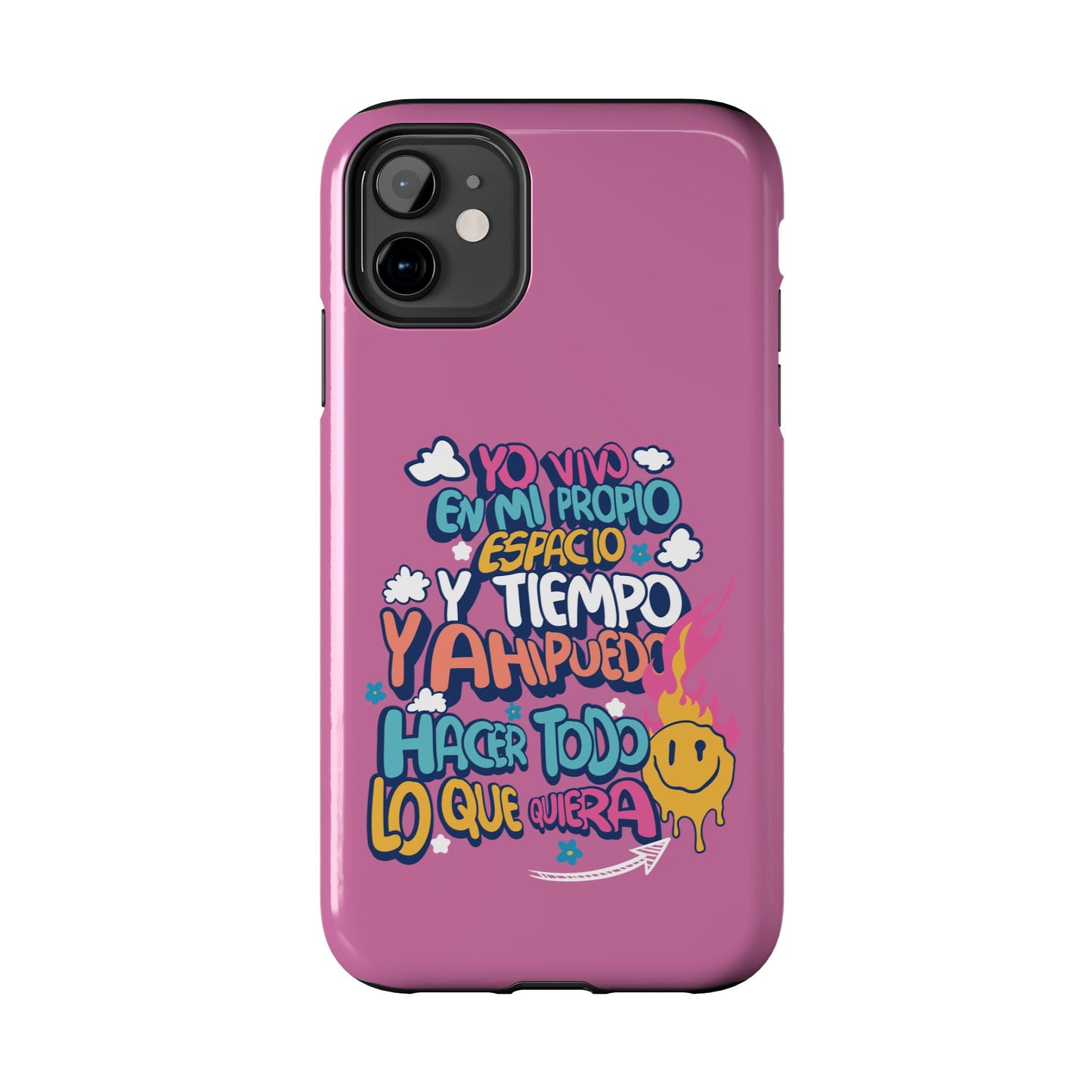 Funda para teléfono "Yo vivo en propio espacio y tiempo"