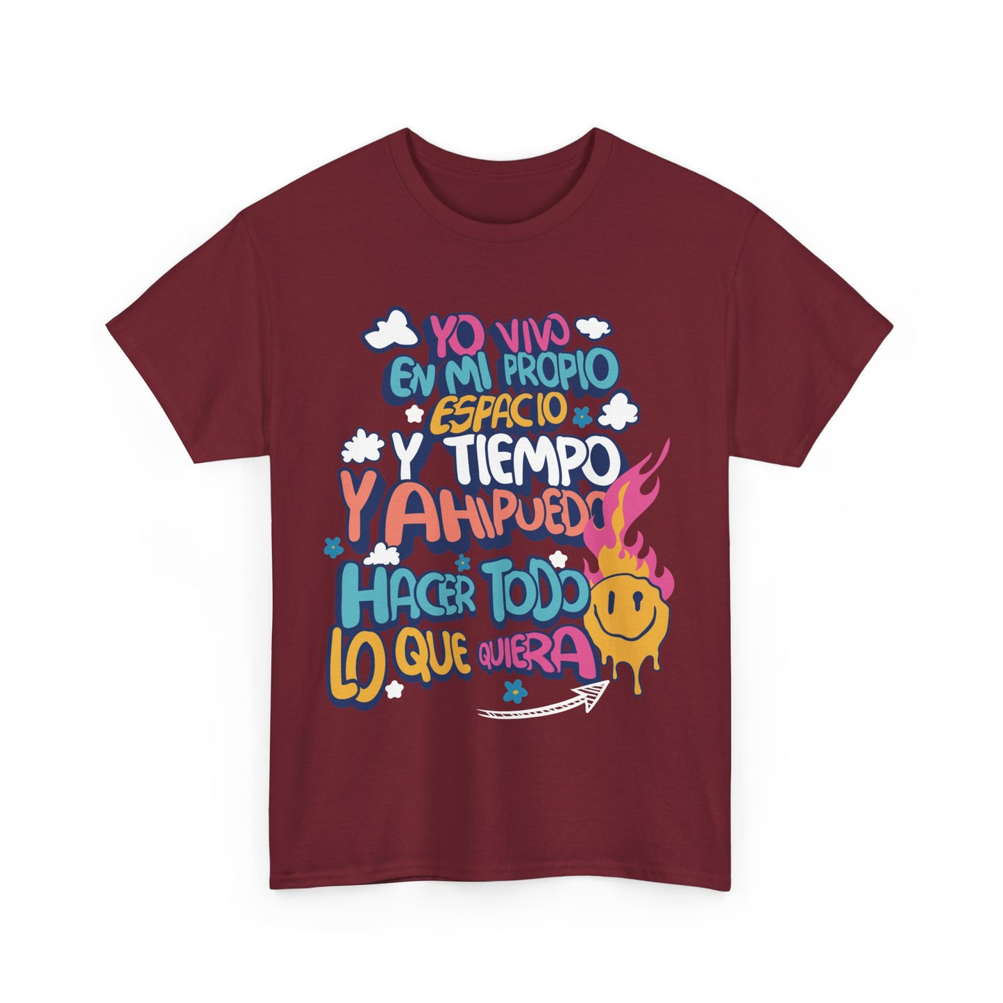 Playera Unisex "Yo vivo en mi propio espacio y tiempo"