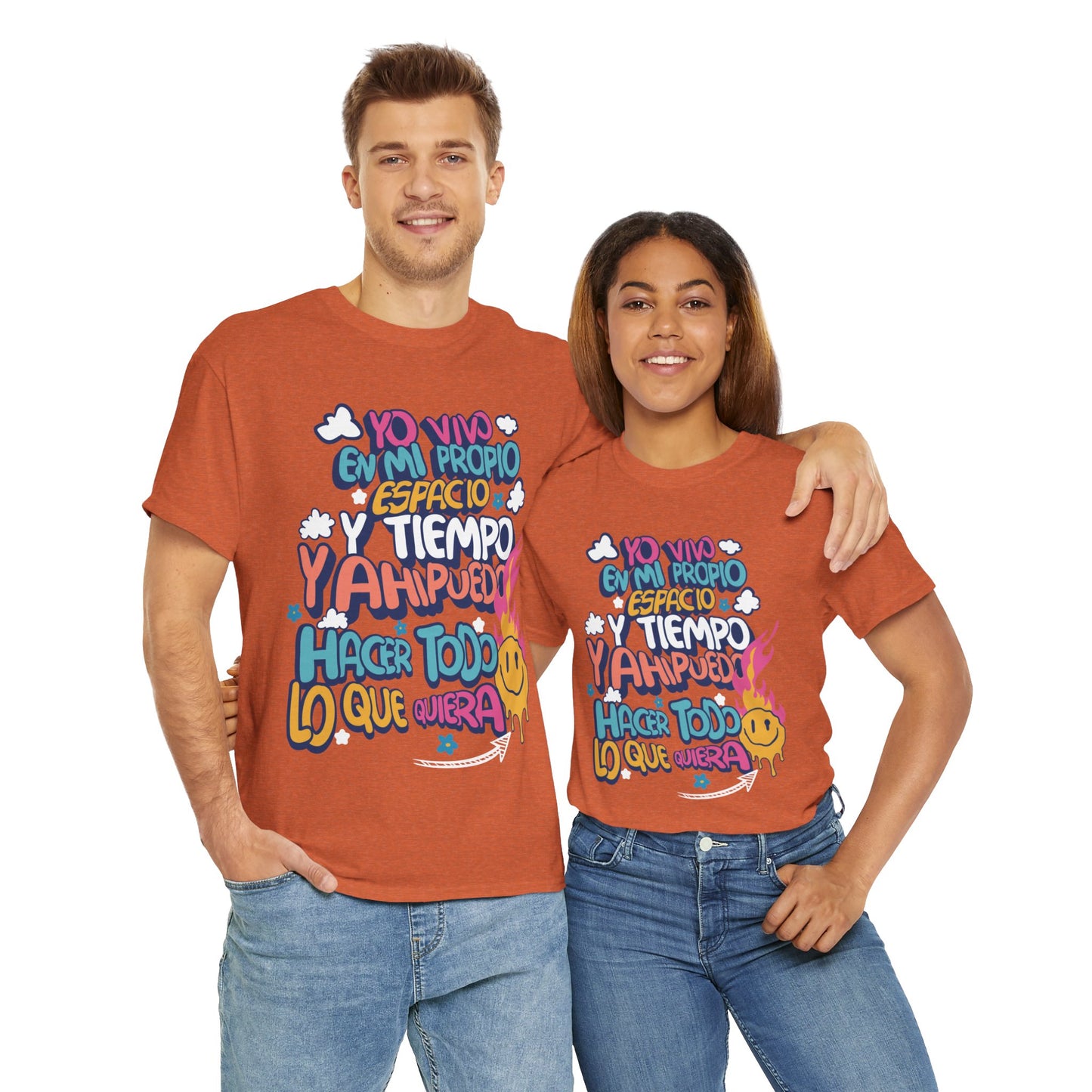 Playera Unisex "Yo vivo en mi propio espacio y tiempo"