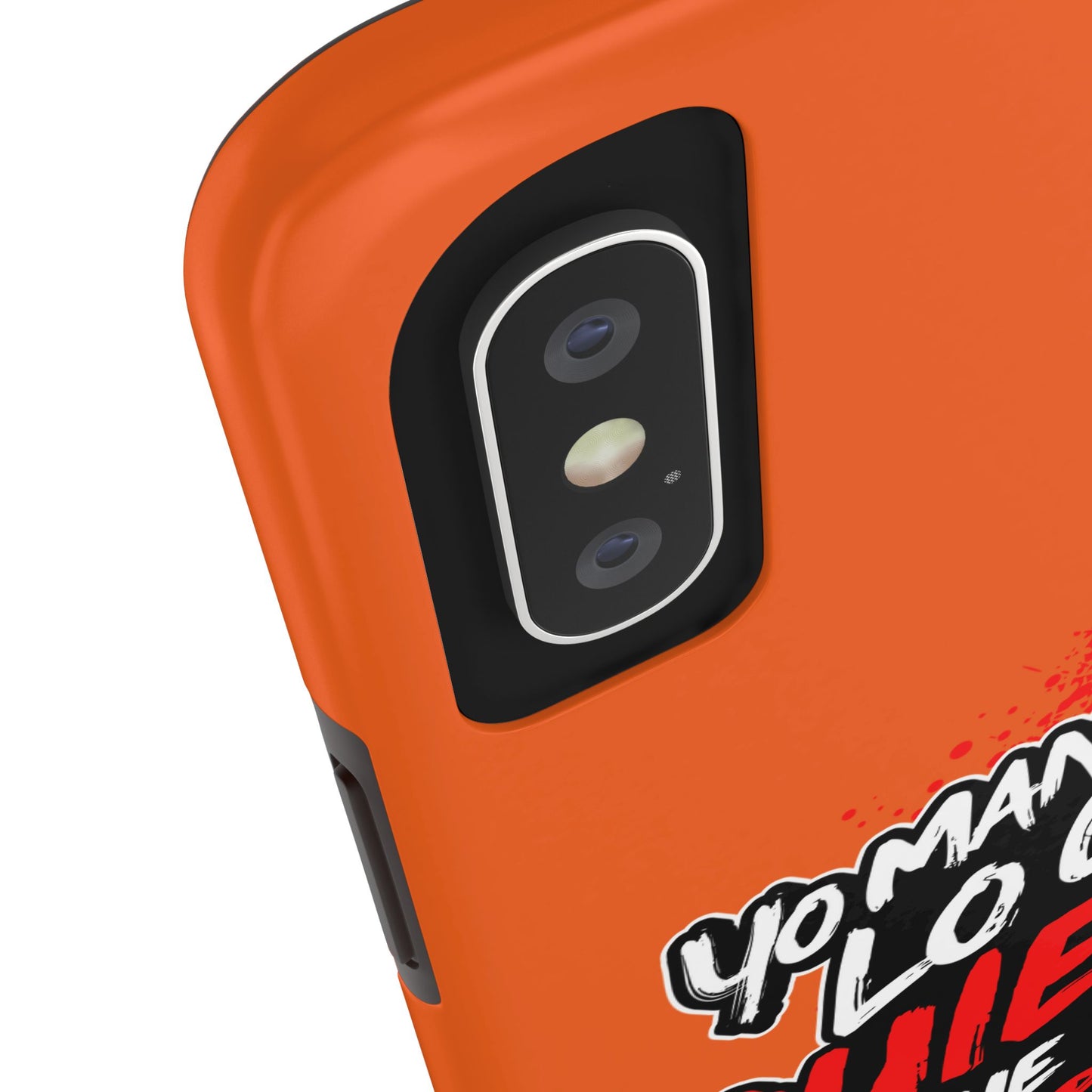 Funda para teléfono "Yo manifiesto lo que quiero" - Naranja