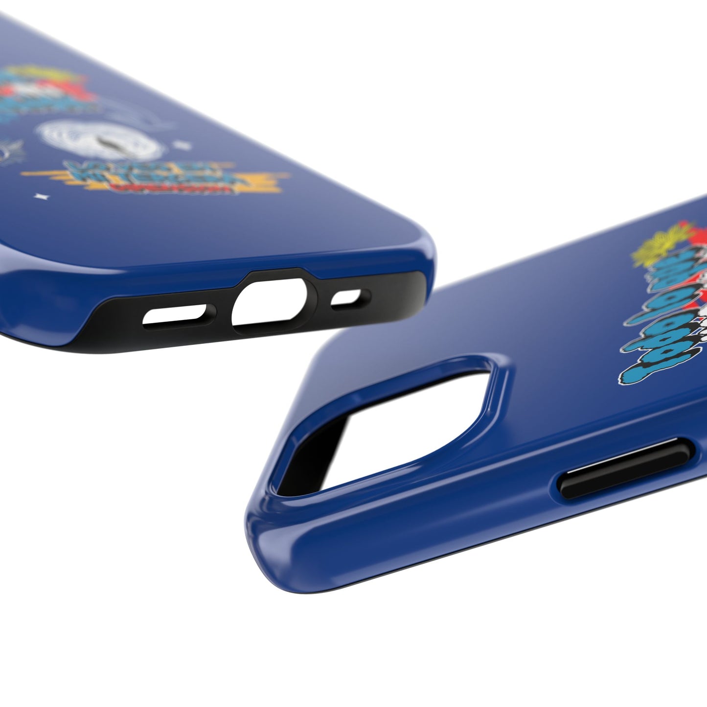 Funda para teléfono "Todo lo que veo en mi imaginación" - Azul