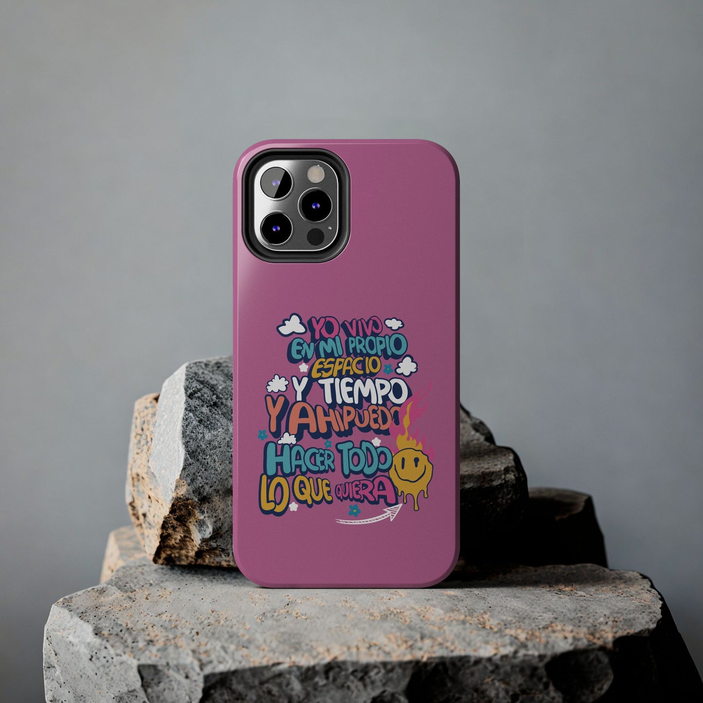 Funda para teléfono "Yo vivo en propio espacio y tiempo"