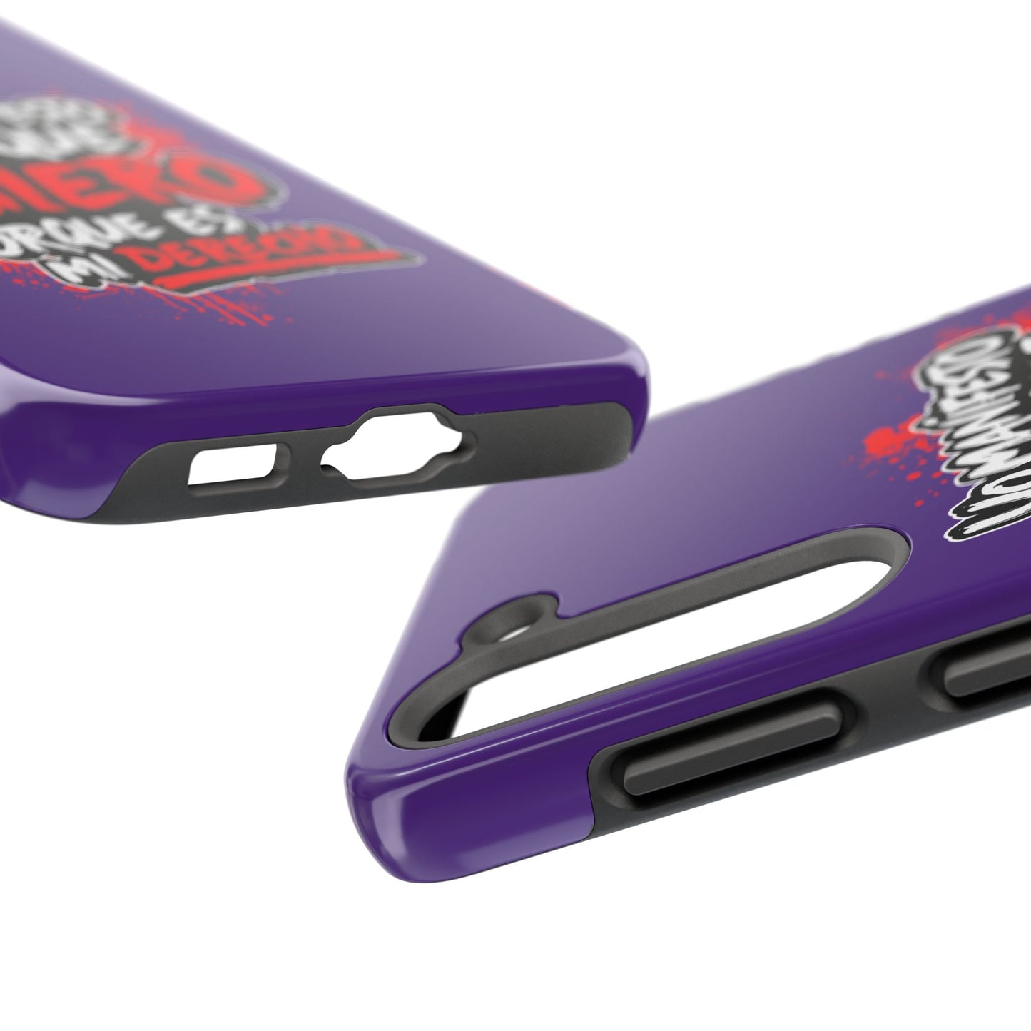 Funda para teléfono "Yo manifiesto lo que quiero" - Violeta