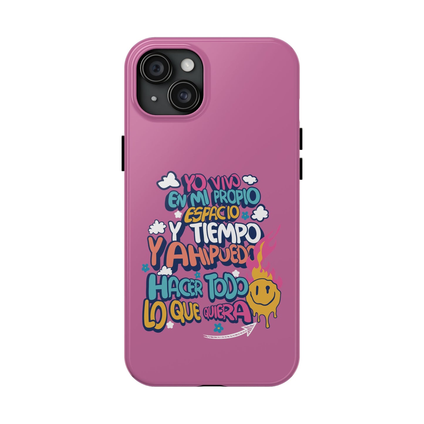 Funda para teléfono "Yo vivo en propio espacio y tiempo"
