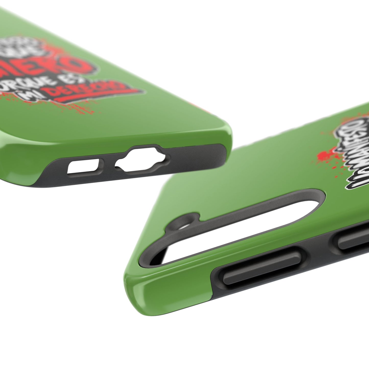 Funda para teléfono "Yo manifiesto lo que quiero" - Verde