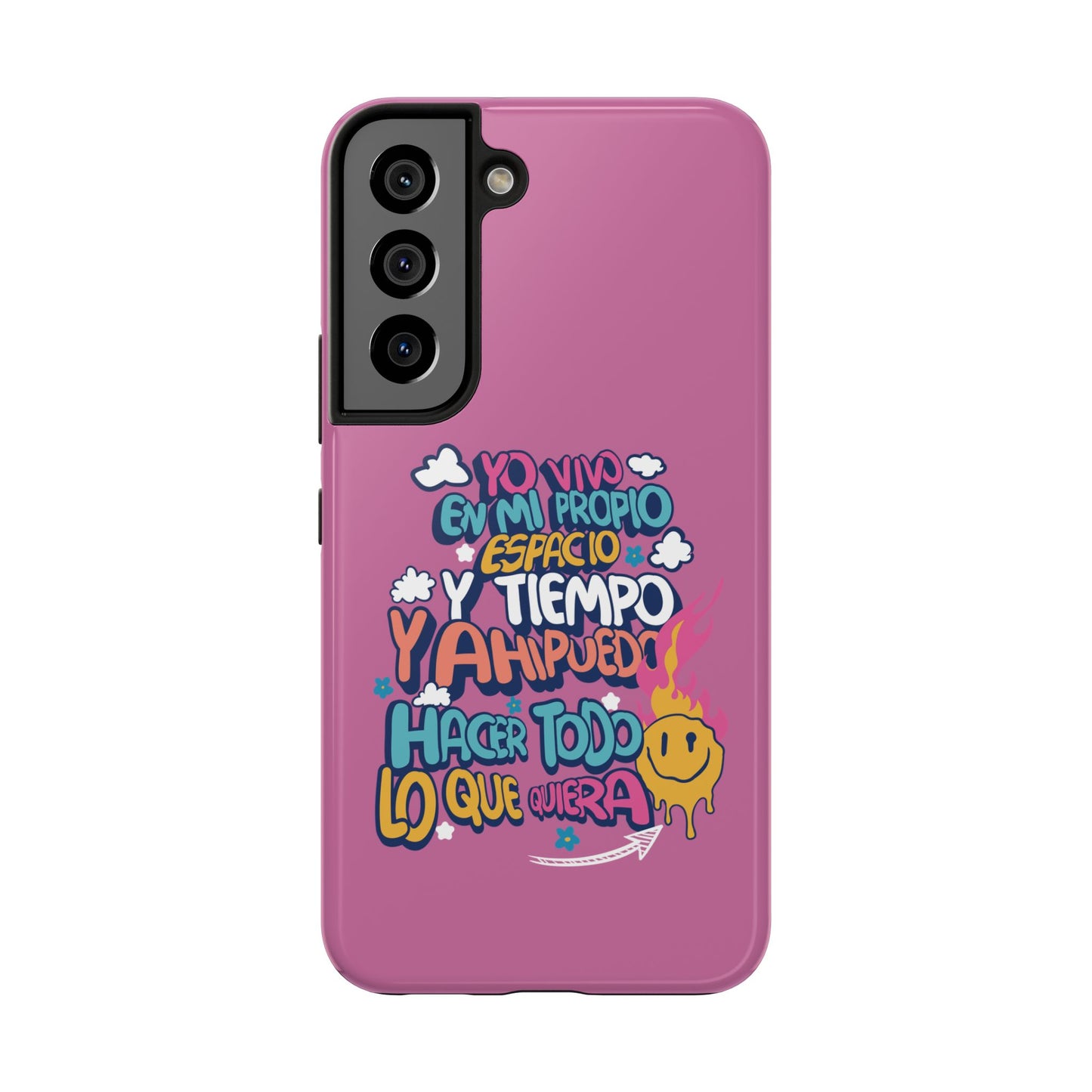 Funda para teléfono "Yo vivo en propio espacio y tiempo"