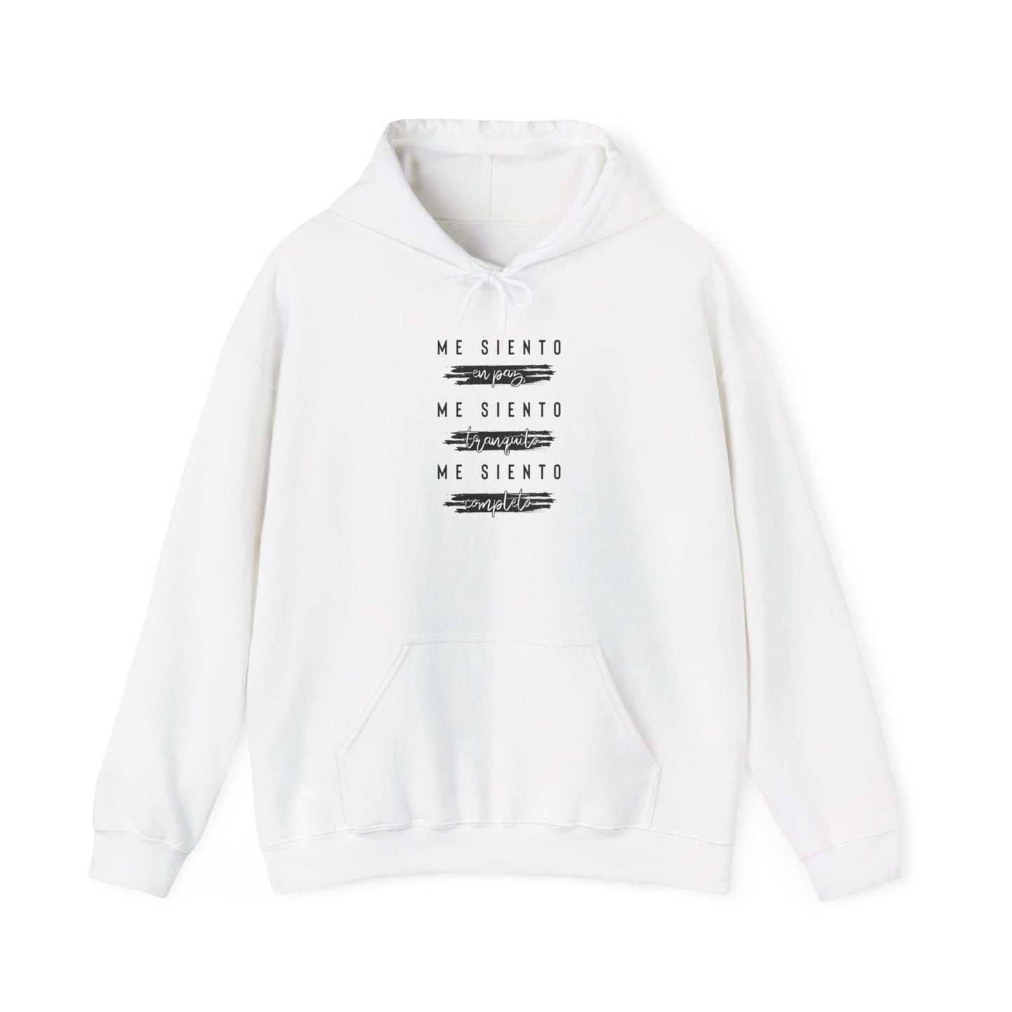 Sudadera con capucha unisex Heavy Blend™ - "Me siento en paz"