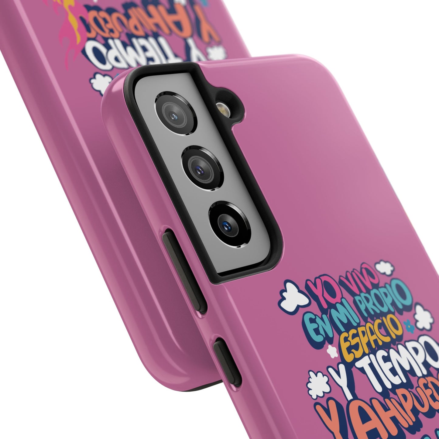 Funda para teléfono "Yo vivo en propio espacio y tiempo"