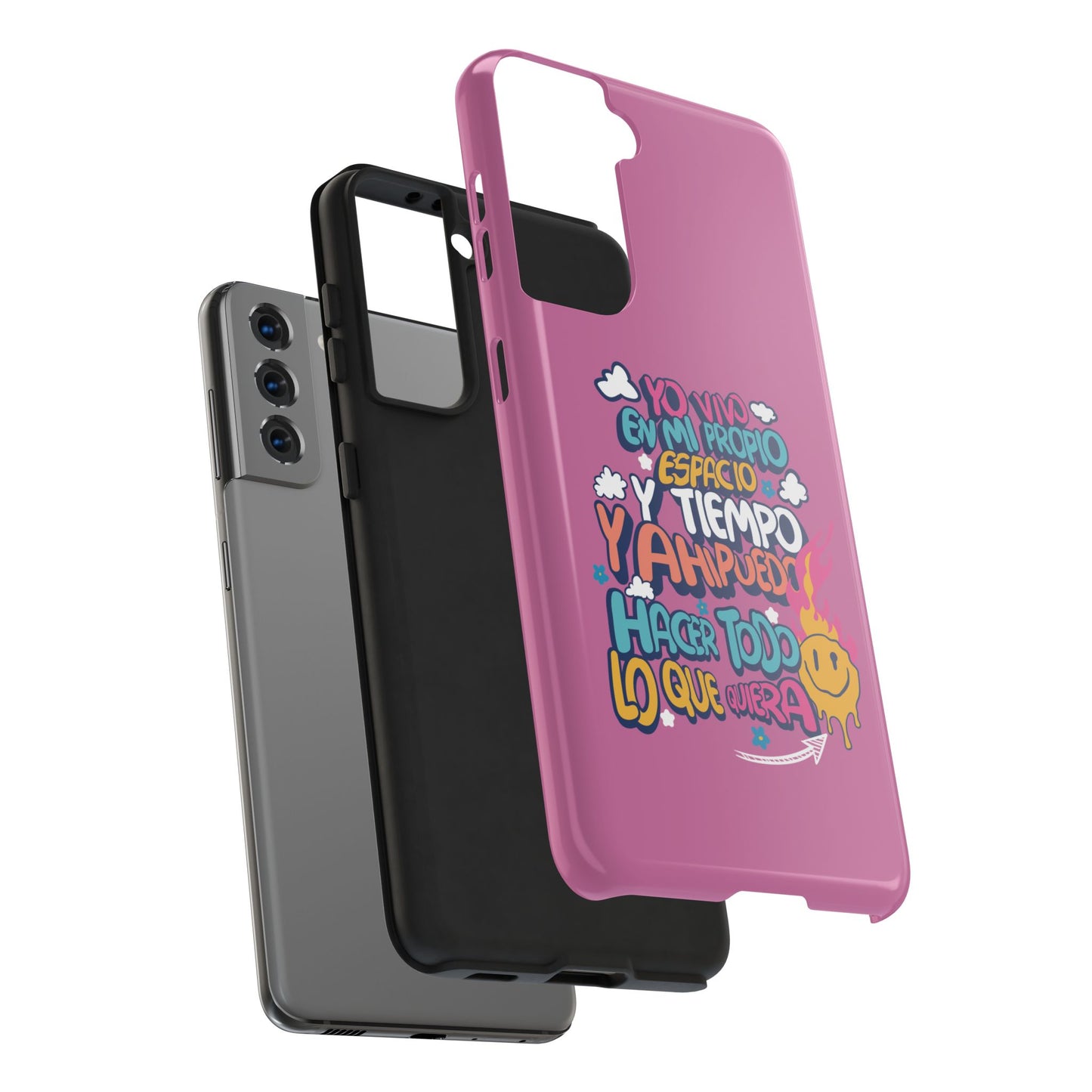 Funda para teléfono "Yo vivo en propio espacio y tiempo"
