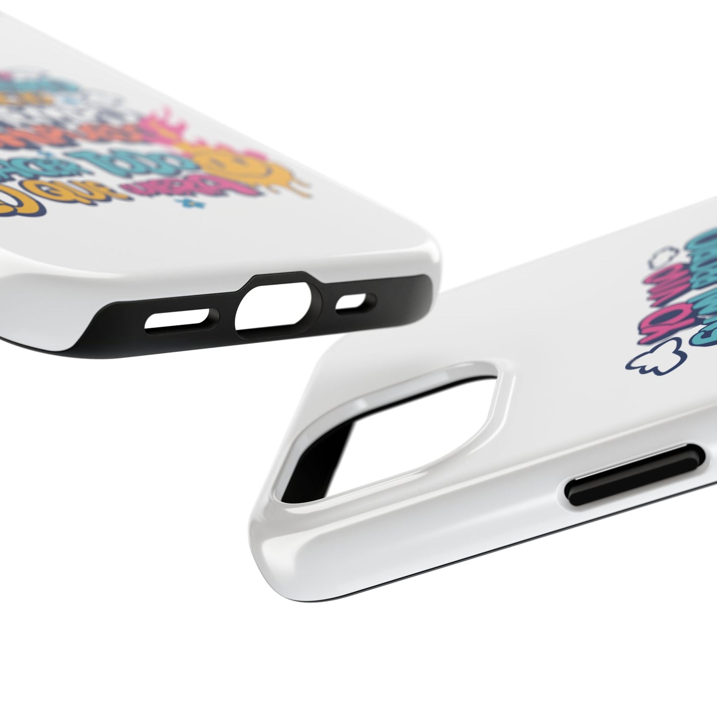 Funda para teléfono "Yo vivo en propio espacio y tiempo" - Blanco