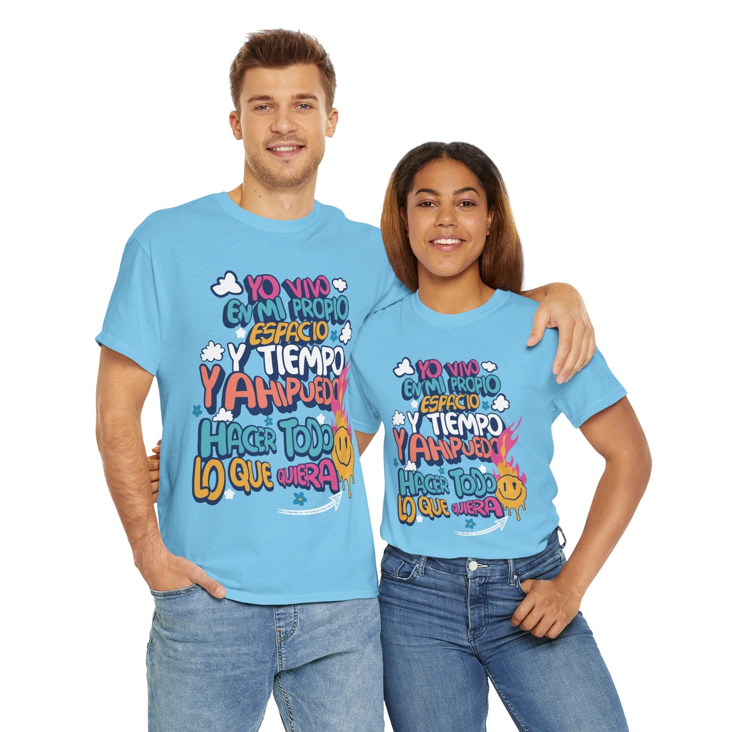 Playera Unisex "Yo vivo en mi propio espacio y tiempo"