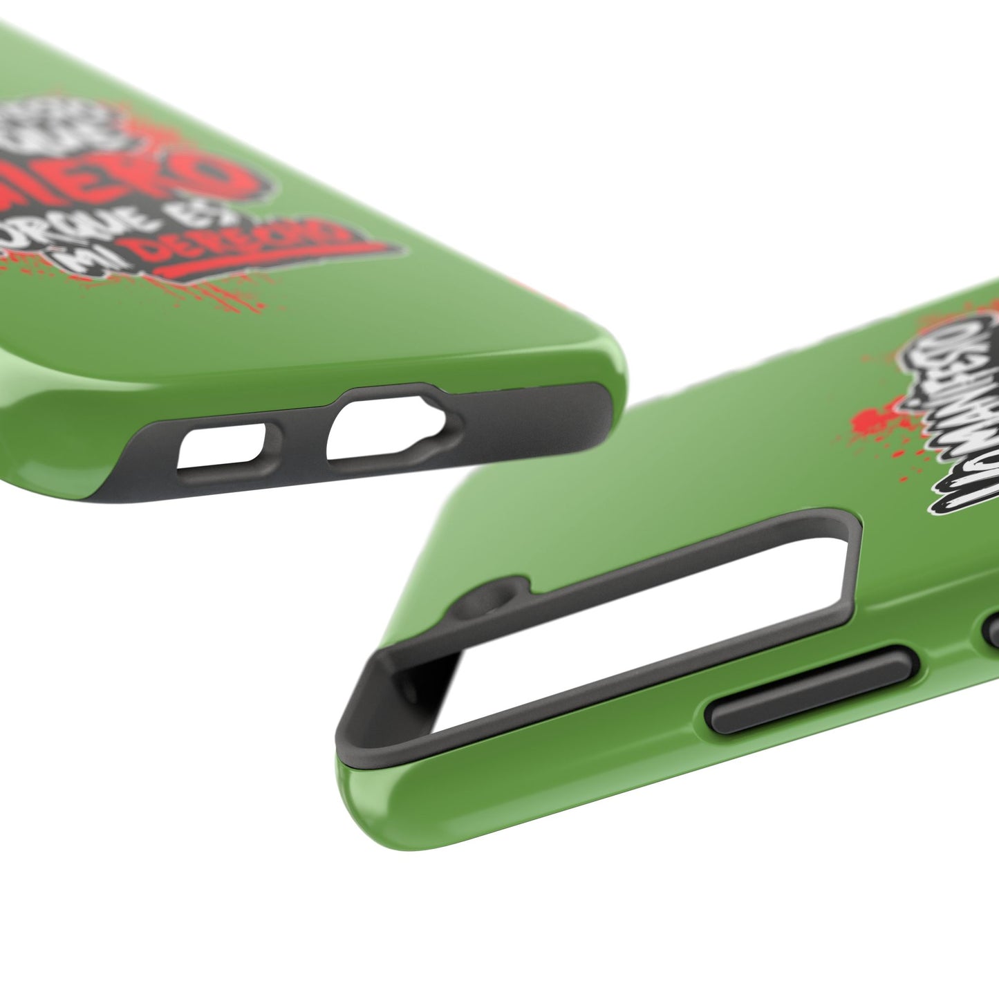 Funda para teléfono "Yo manifiesto lo que quiero" - Verde