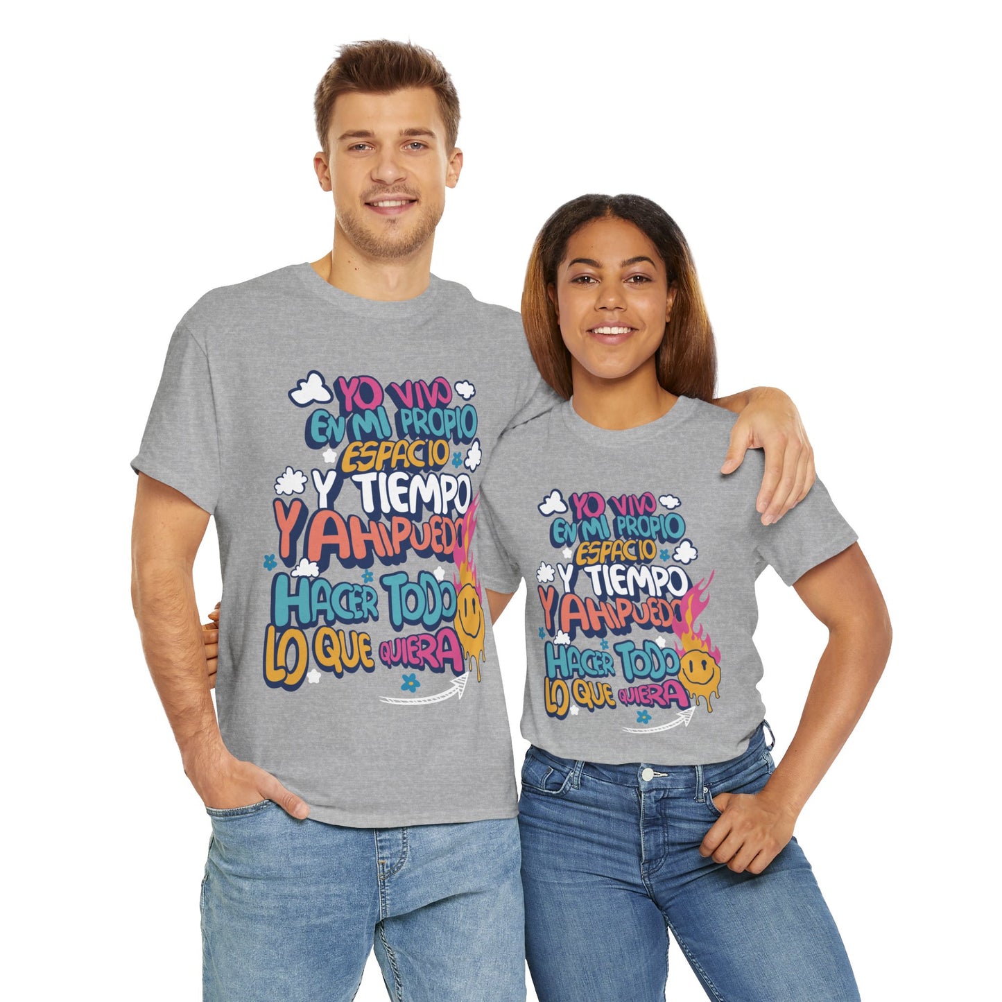 Playera Unisex "Yo vivo en mi propio espacio y tiempo"