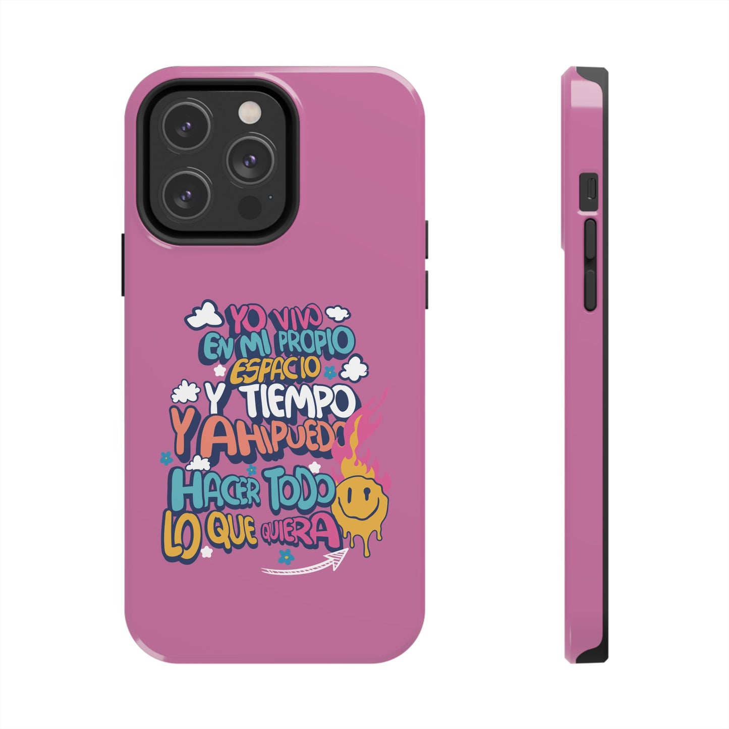 Funda para teléfono "Yo vivo en propio espacio y tiempo"