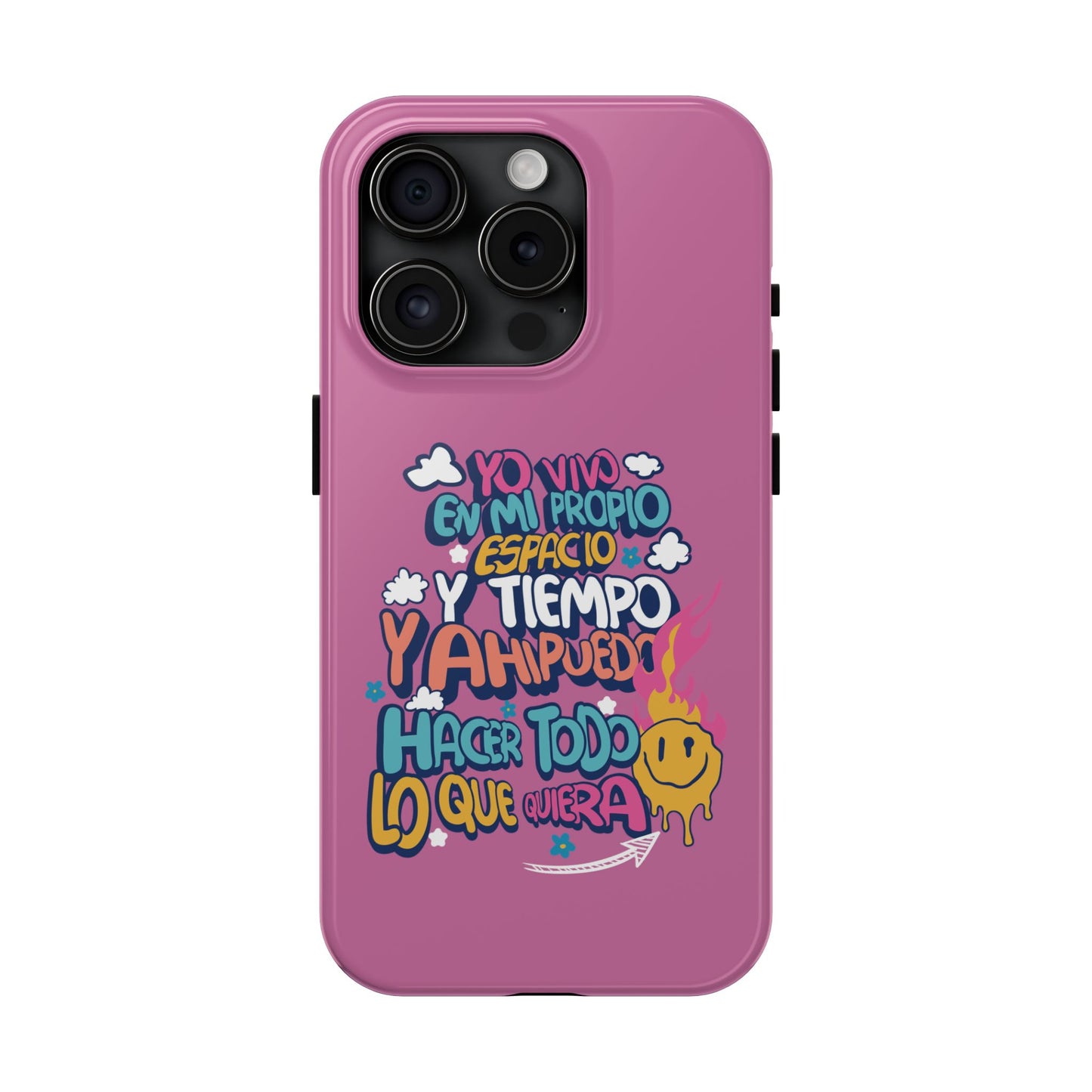 Funda para teléfono "Yo vivo en propio espacio y tiempo"