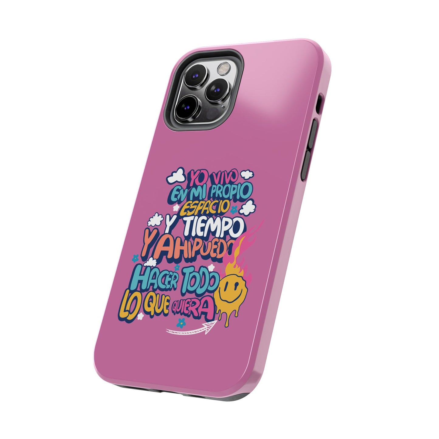 Funda para teléfono "Yo vivo en propio espacio y tiempo"