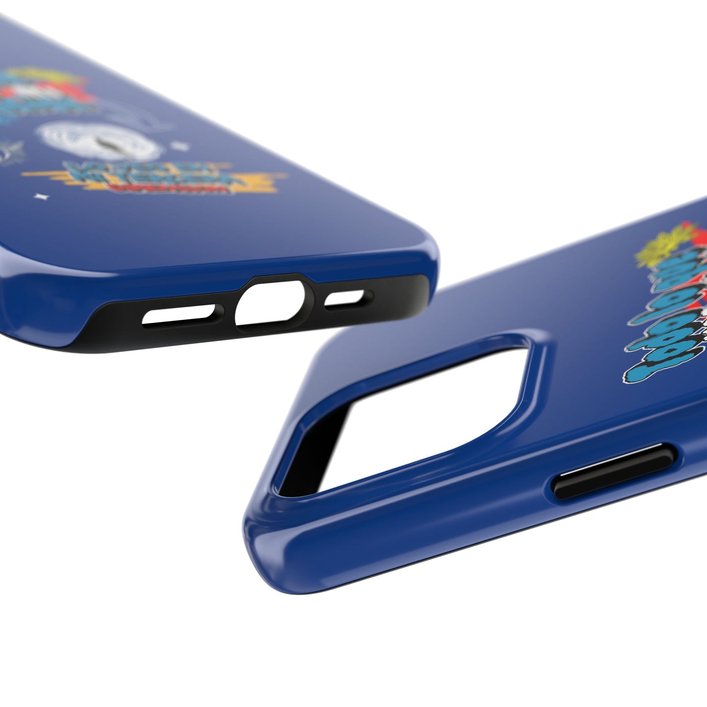 Funda para teléfono "Todo lo que veo en mi imaginación" - Azul