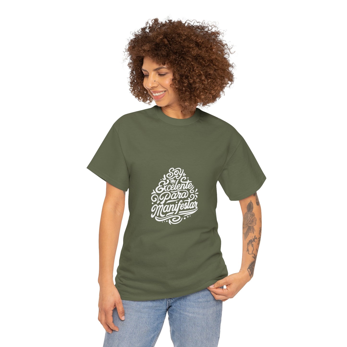 Playera Unisex Heavy Cotton Tee "Nunca dije Manifestar lo que quiero" - Celes Manifestación