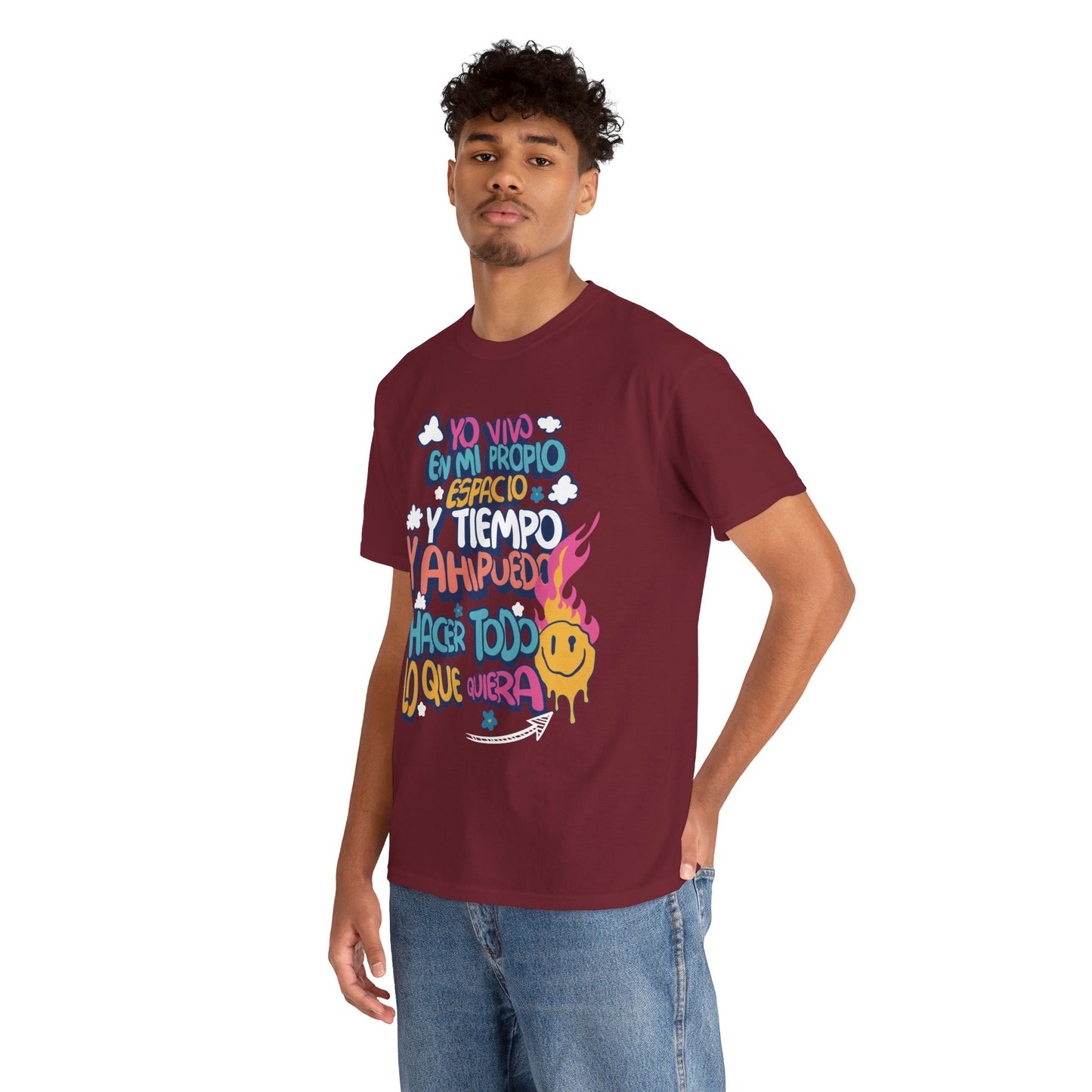 Playera Unisex "Yo vivo en mi propio espacio y tiempo"