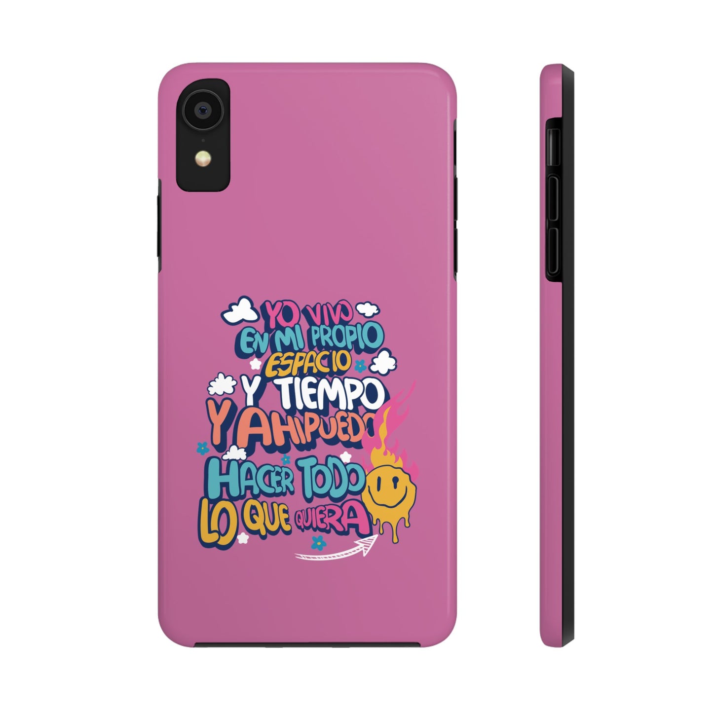 Funda para teléfono "Yo vivo en propio espacio y tiempo"