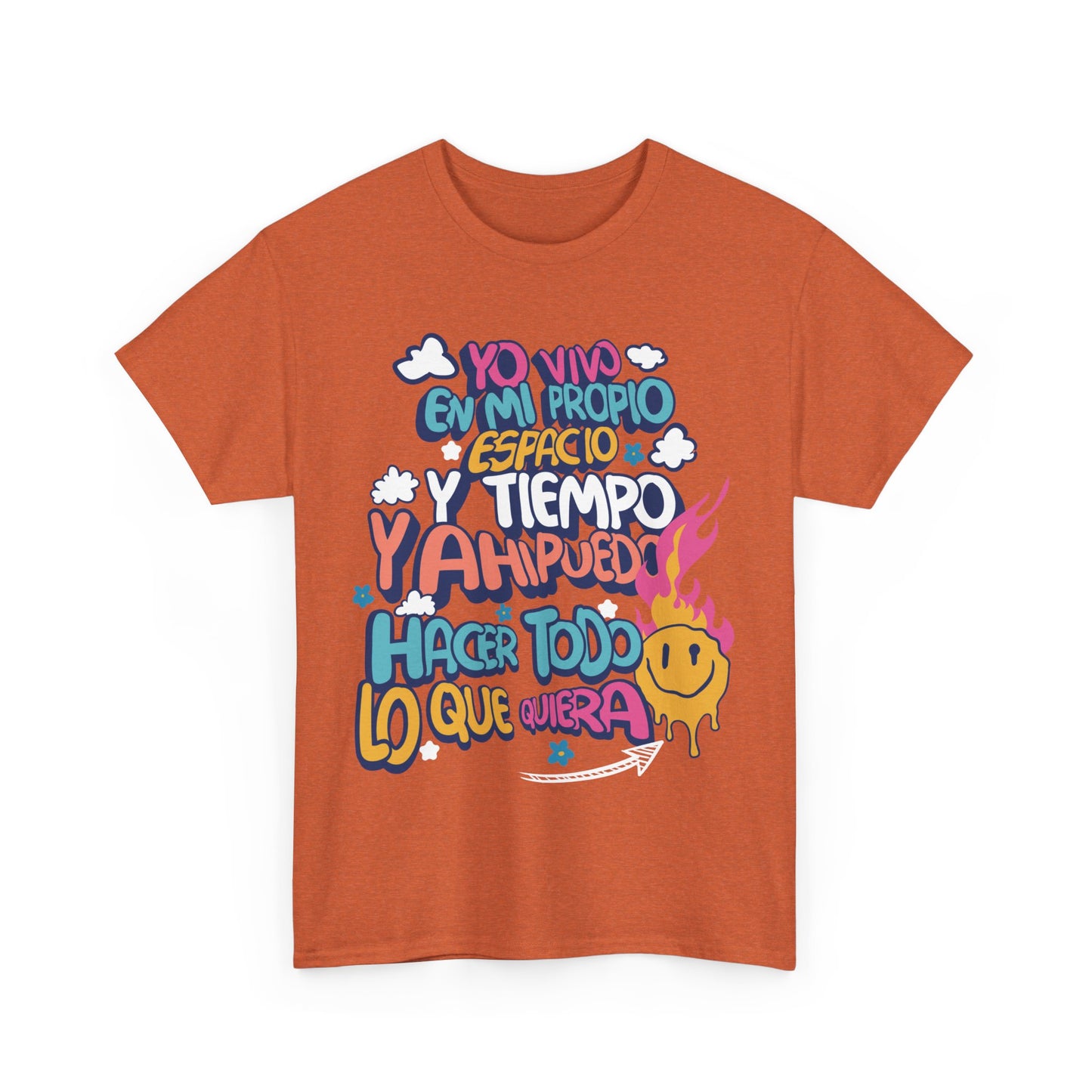Playera Unisex "Yo vivo en mi propio espacio y tiempo"