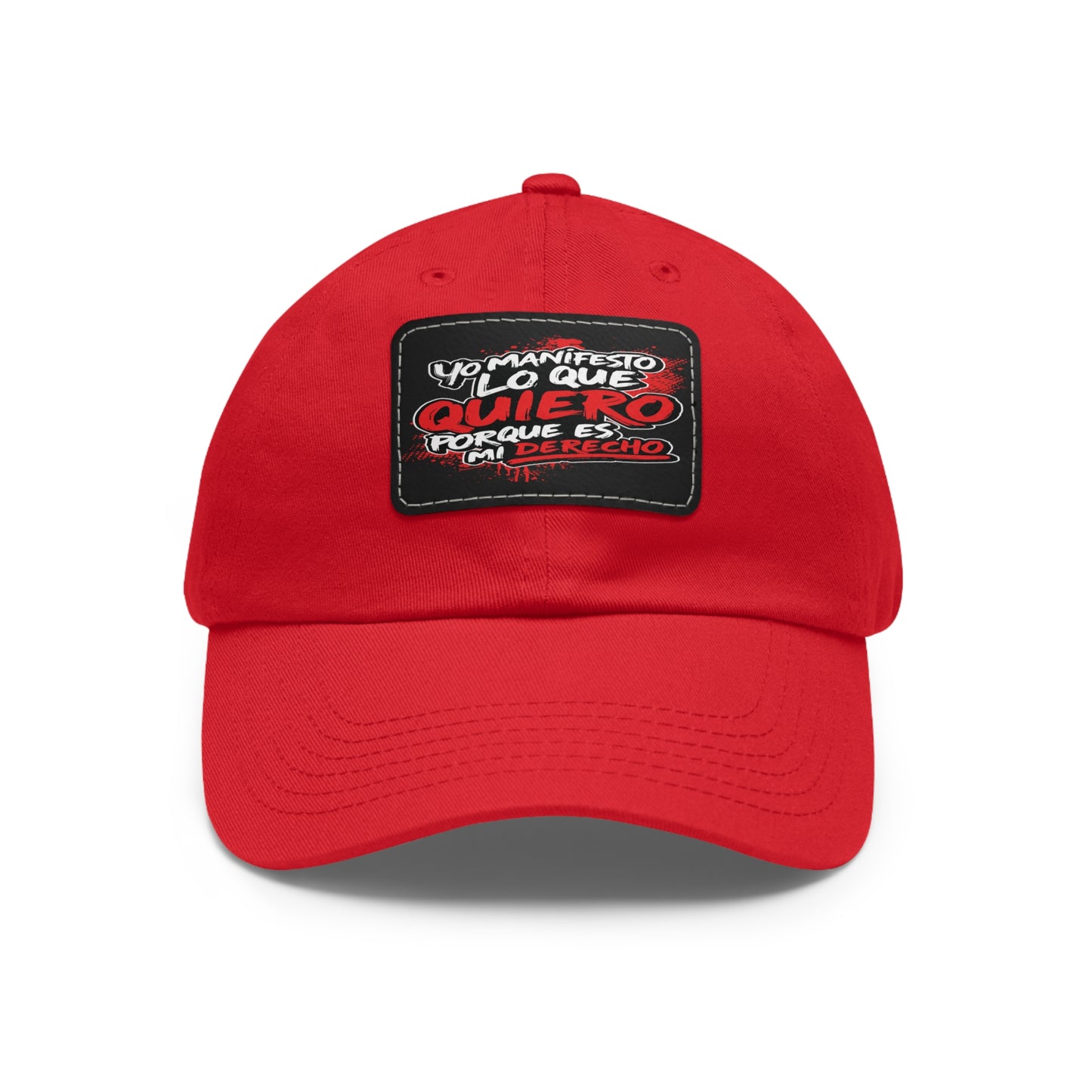 Gorra personalizada "Yo manifiesto lo que quiero"