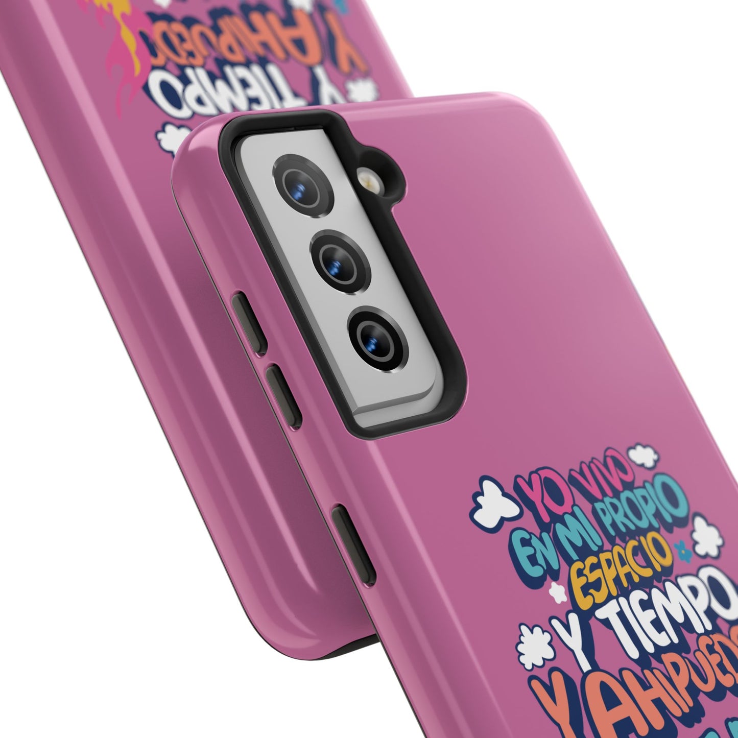 Funda para teléfono "Yo vivo en propio espacio y tiempo"