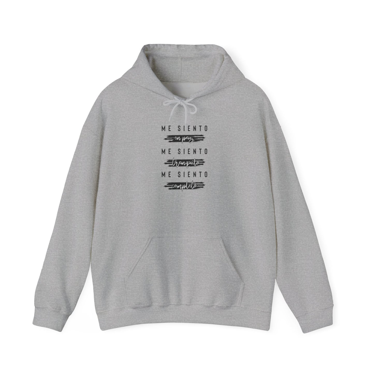 Sudadera con capucha unisex Heavy Blend™ - "Me siento en paz"