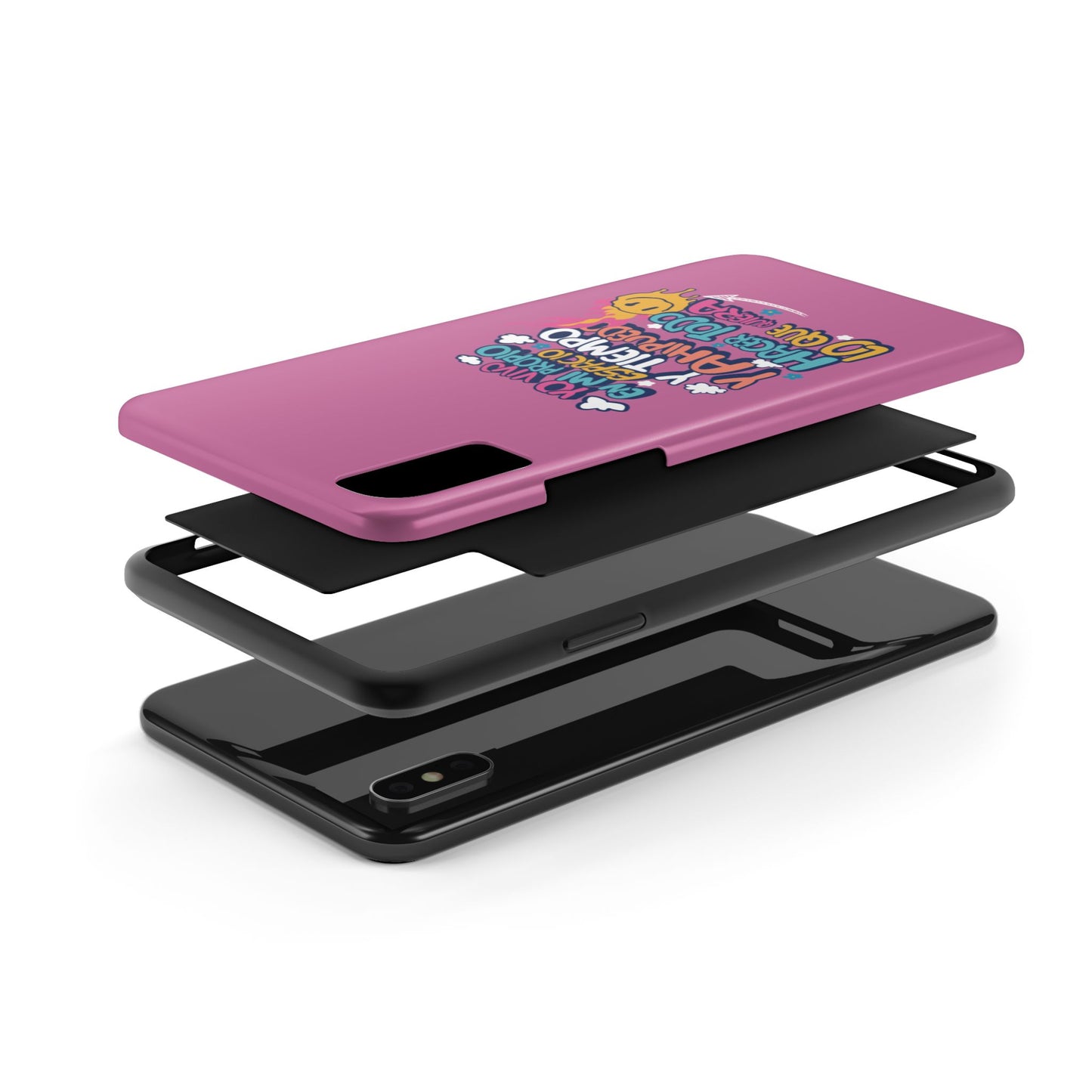 Funda para teléfono "Yo vivo en propio espacio y tiempo"