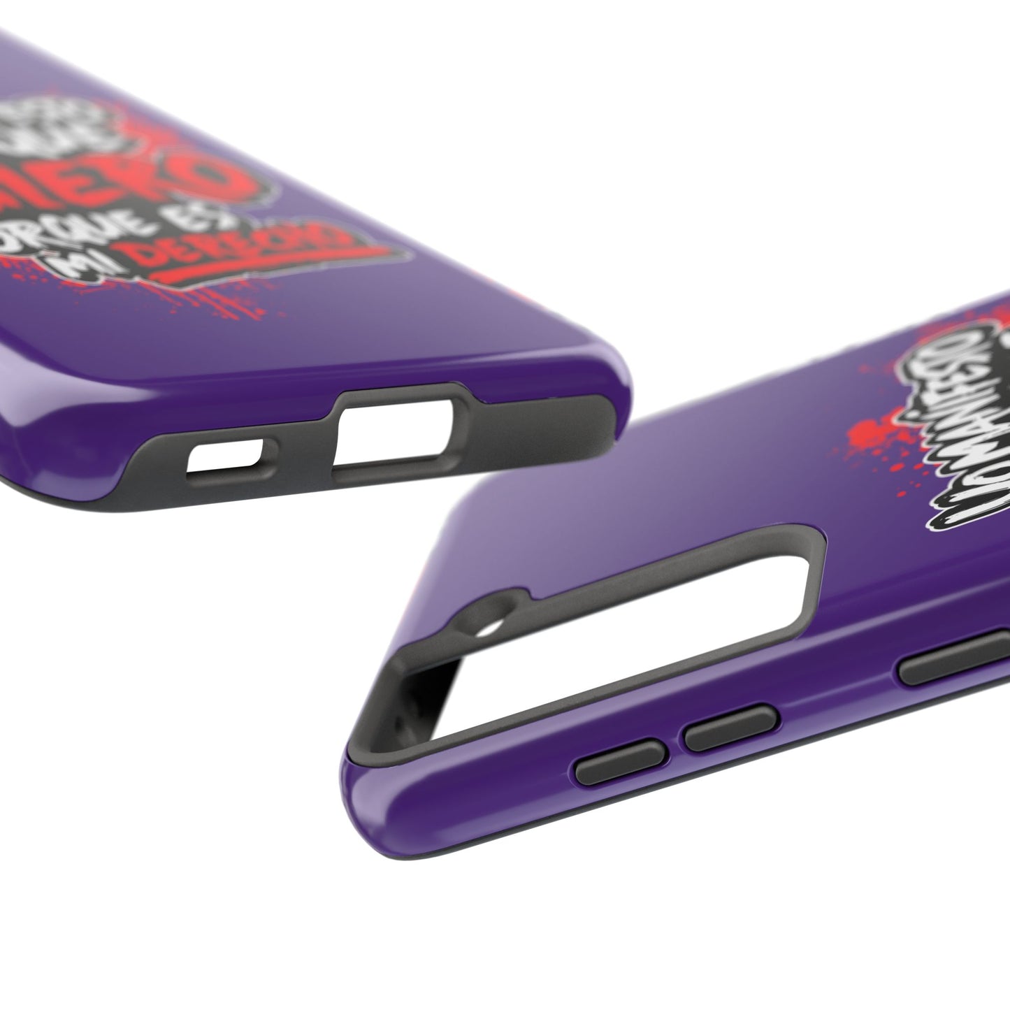 Funda para teléfono "Yo manifiesto lo que quiero" - Violeta