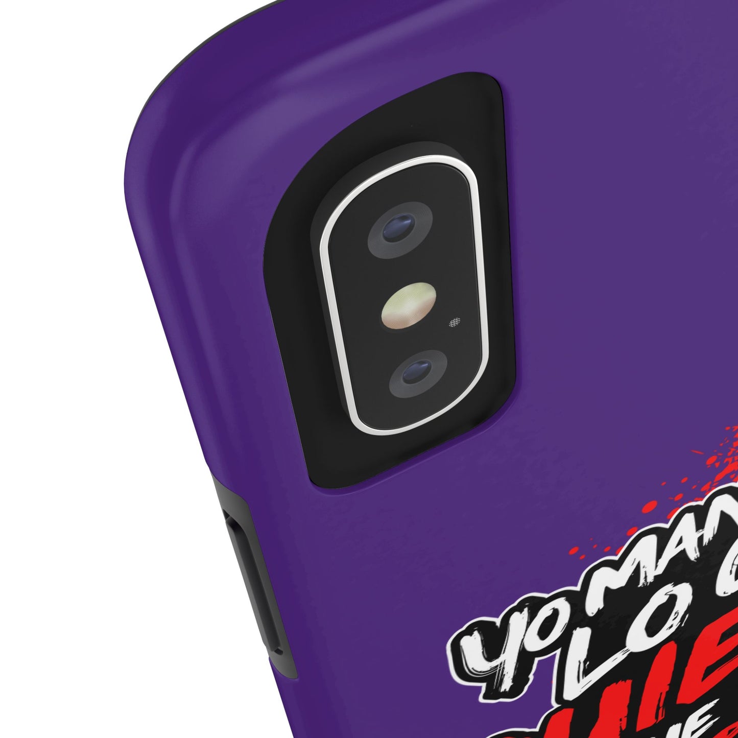 Funda para teléfono "Yo manifiesto lo que quiero" - Violeta